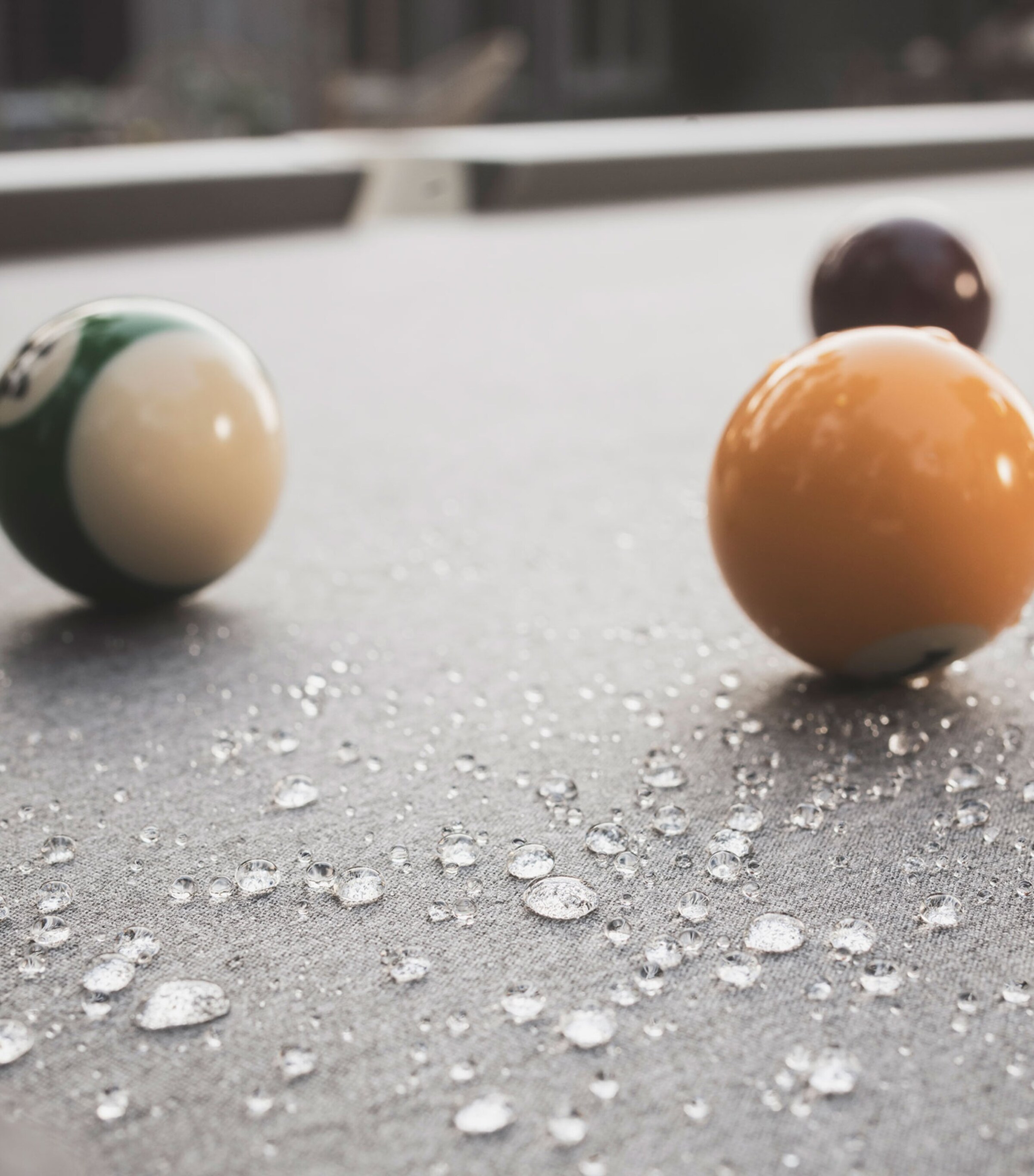 Cornilleau Hyphen Outdoor Pool Table Pol Wht Mot Lght Gry Image 6