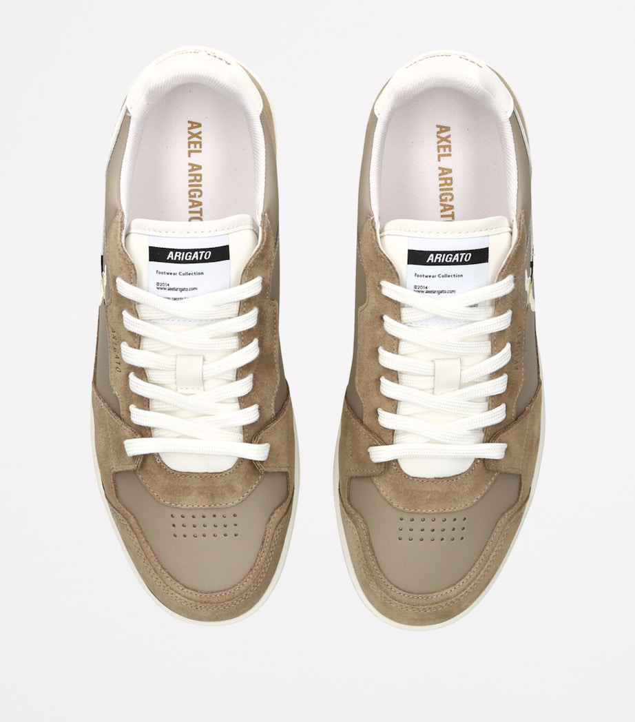 Axel Arigato Suede Dice Lo Bee Bird Low-Top Sneakers Beige Comb Image 4