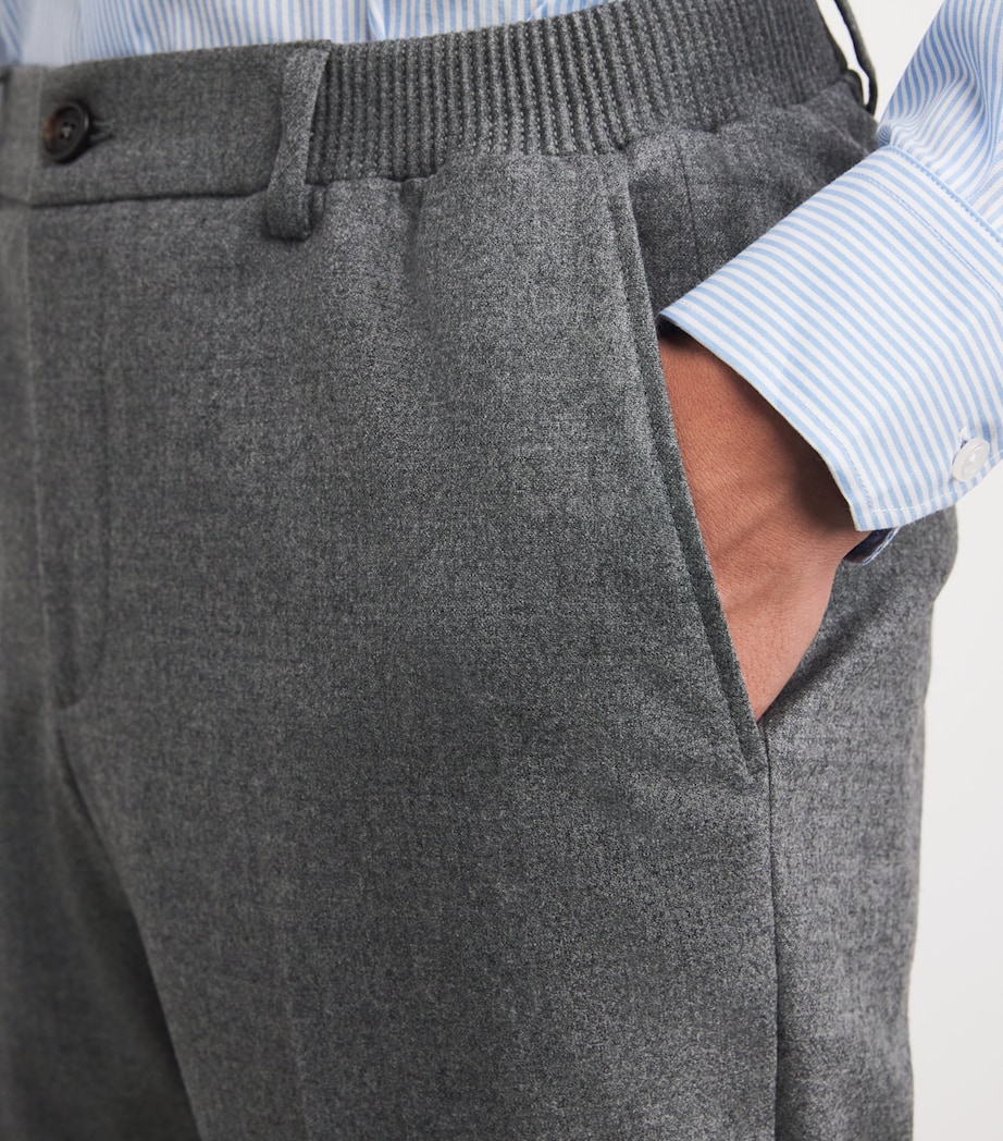 Twill Slim Trousers 26 GREY Image 6