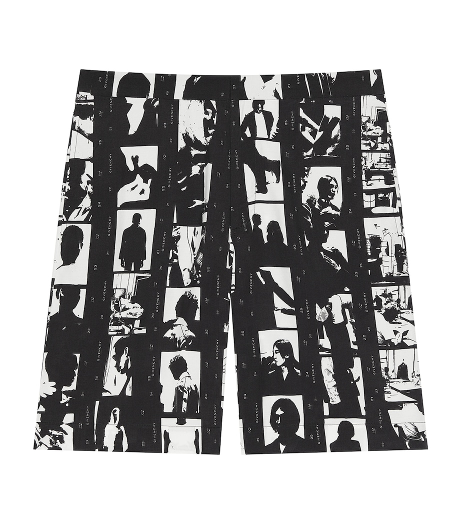 Givenchy Mens Printed Bermuda Shorts Image 1