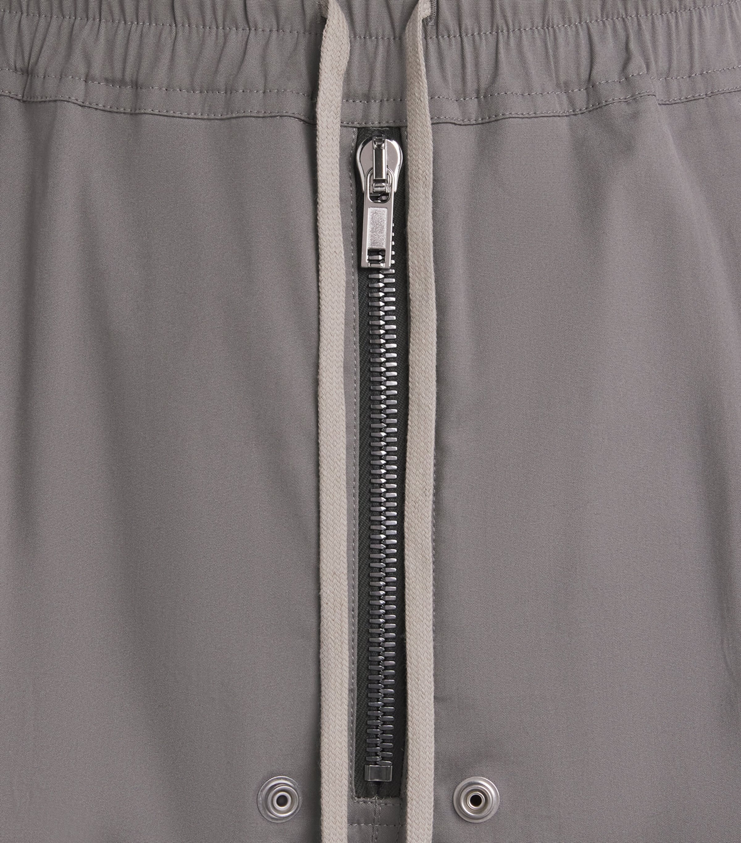 Rick Owens Mens Cargobelas Wide-Leg Trousers Steel Image 6