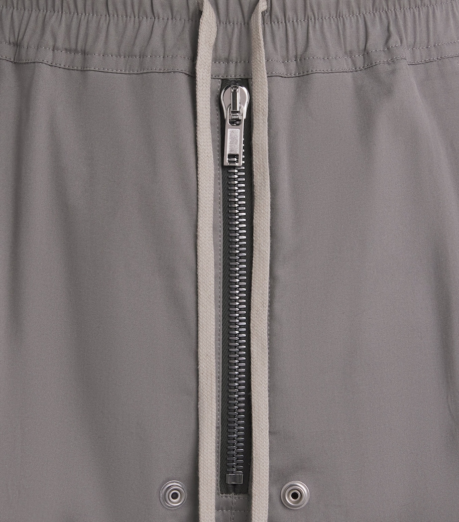 Rick Owens Mens Cargobelas Wide-Leg Trousers Steel Image 6