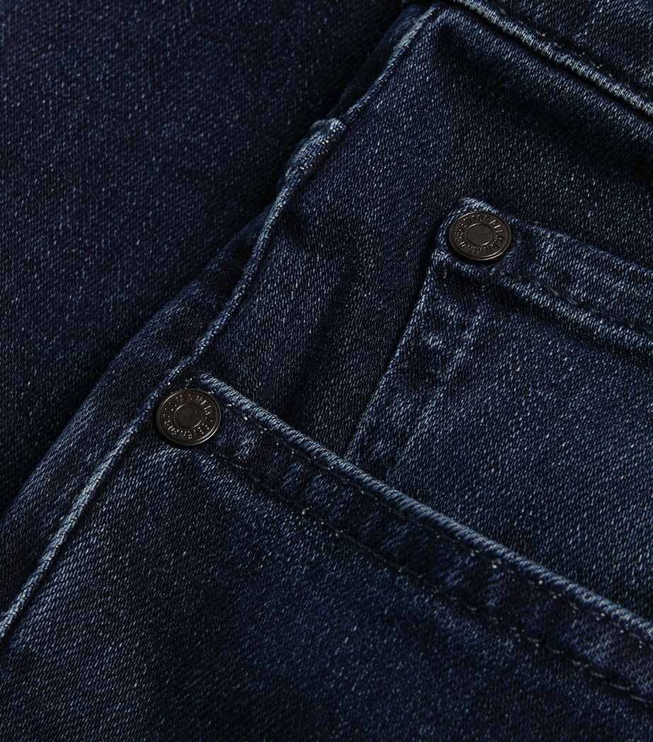 Straight Luxe Dark-Wash Jeans DARK BLUE Image 5