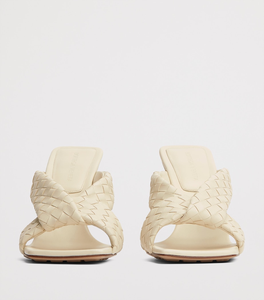 Leather Intrecciato Riva Mules 90 9031 Image 3