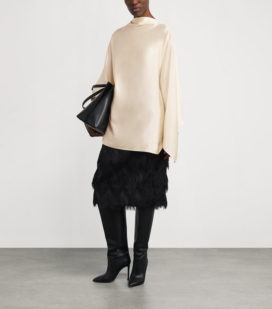 Aviana Long-Sleeve Blouse CREAM MCRM Image 2