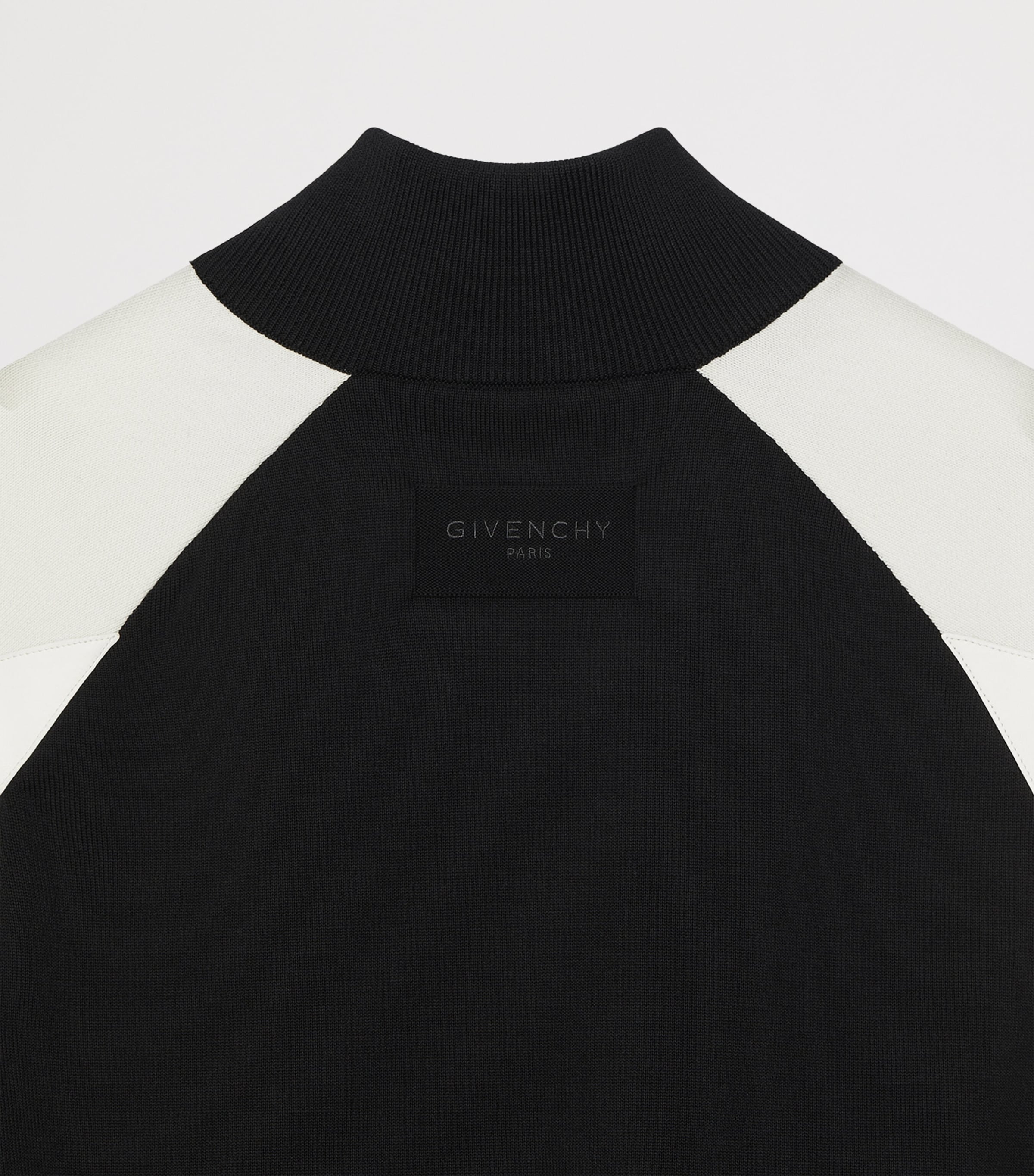 Givenchy Mens Cotton and Leather Blouson Jacket Image 4