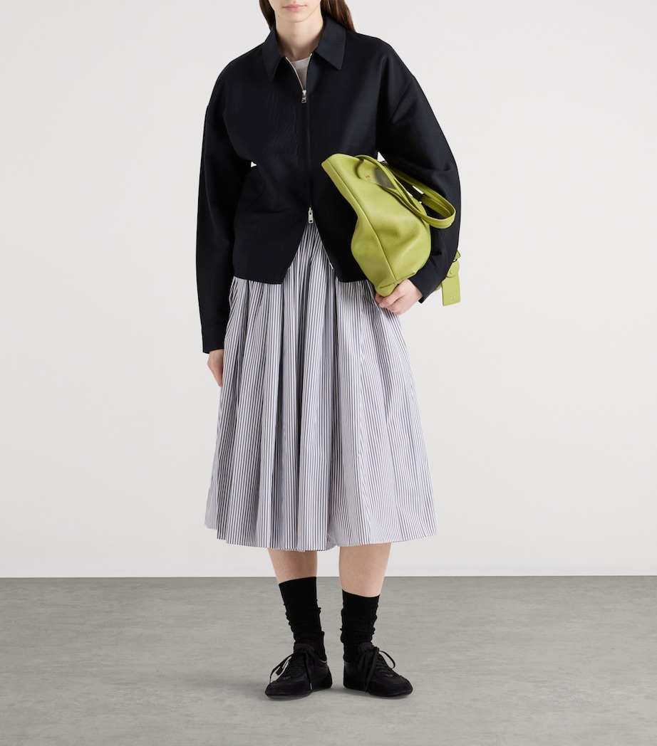 Poplin Stripe Skirt F0UB0 Image 2