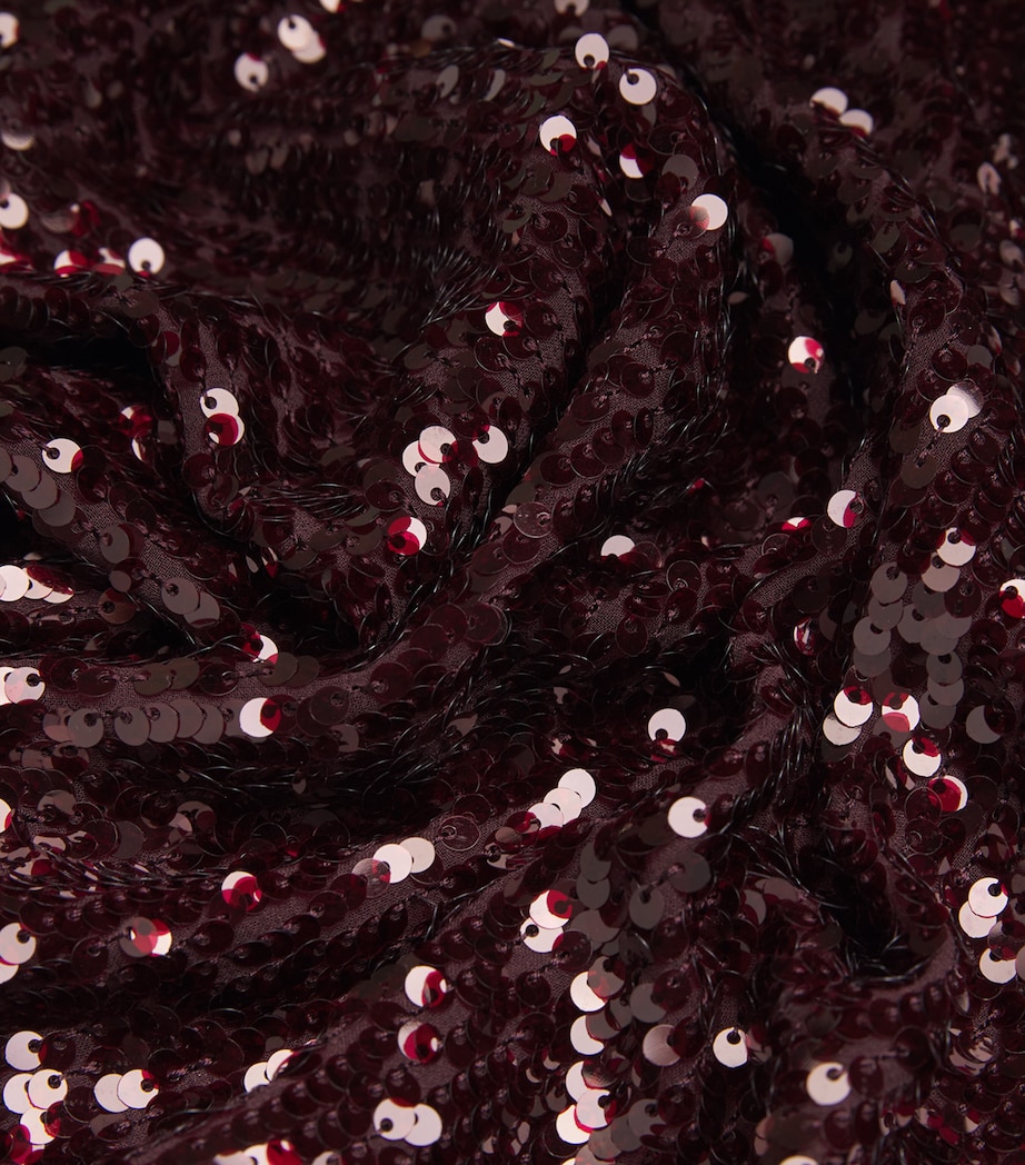 Sequinned Top 946 MULBERRY Image 5