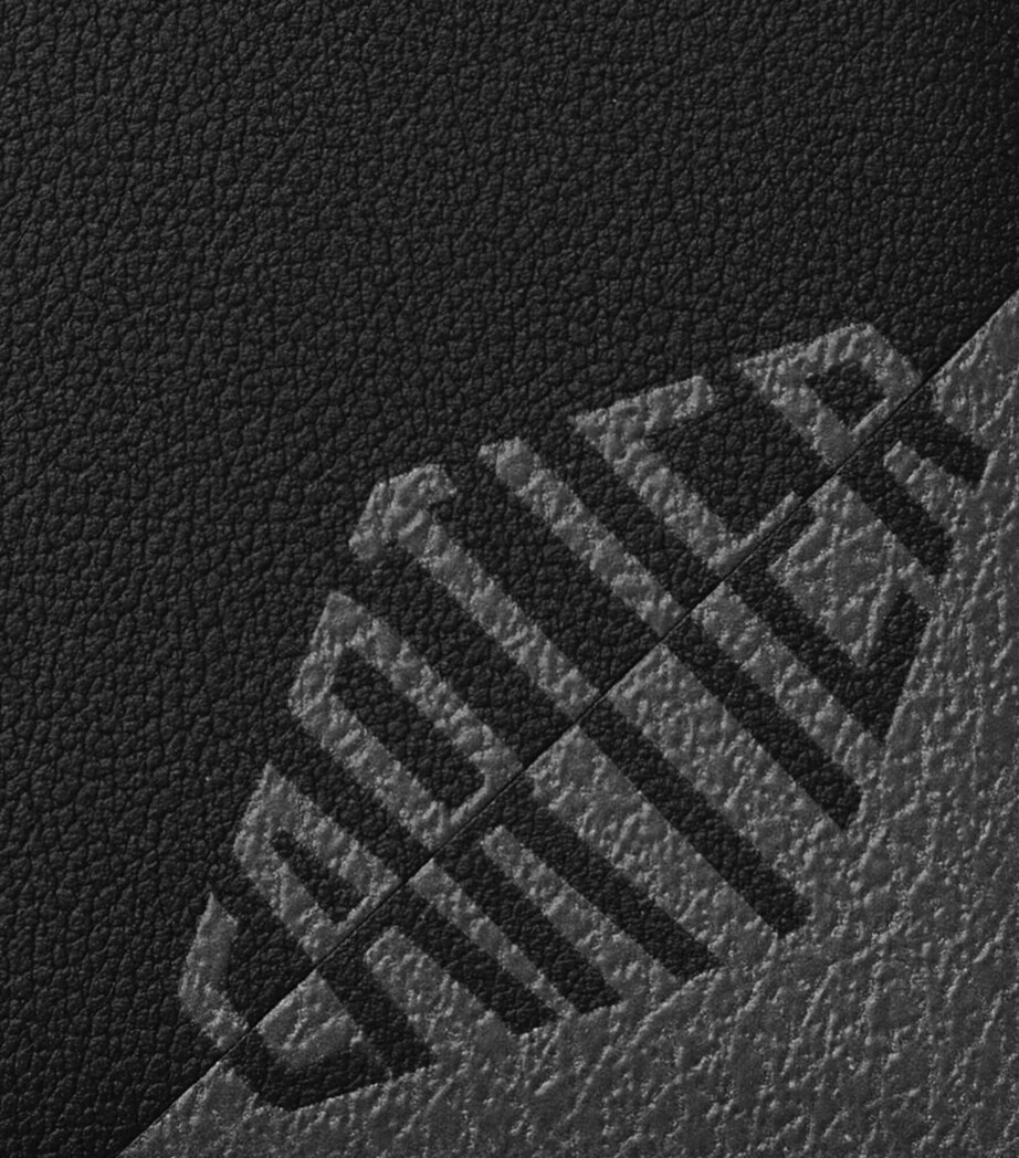 Calfskin Losange Shadow Card Holder BLACK Image 2