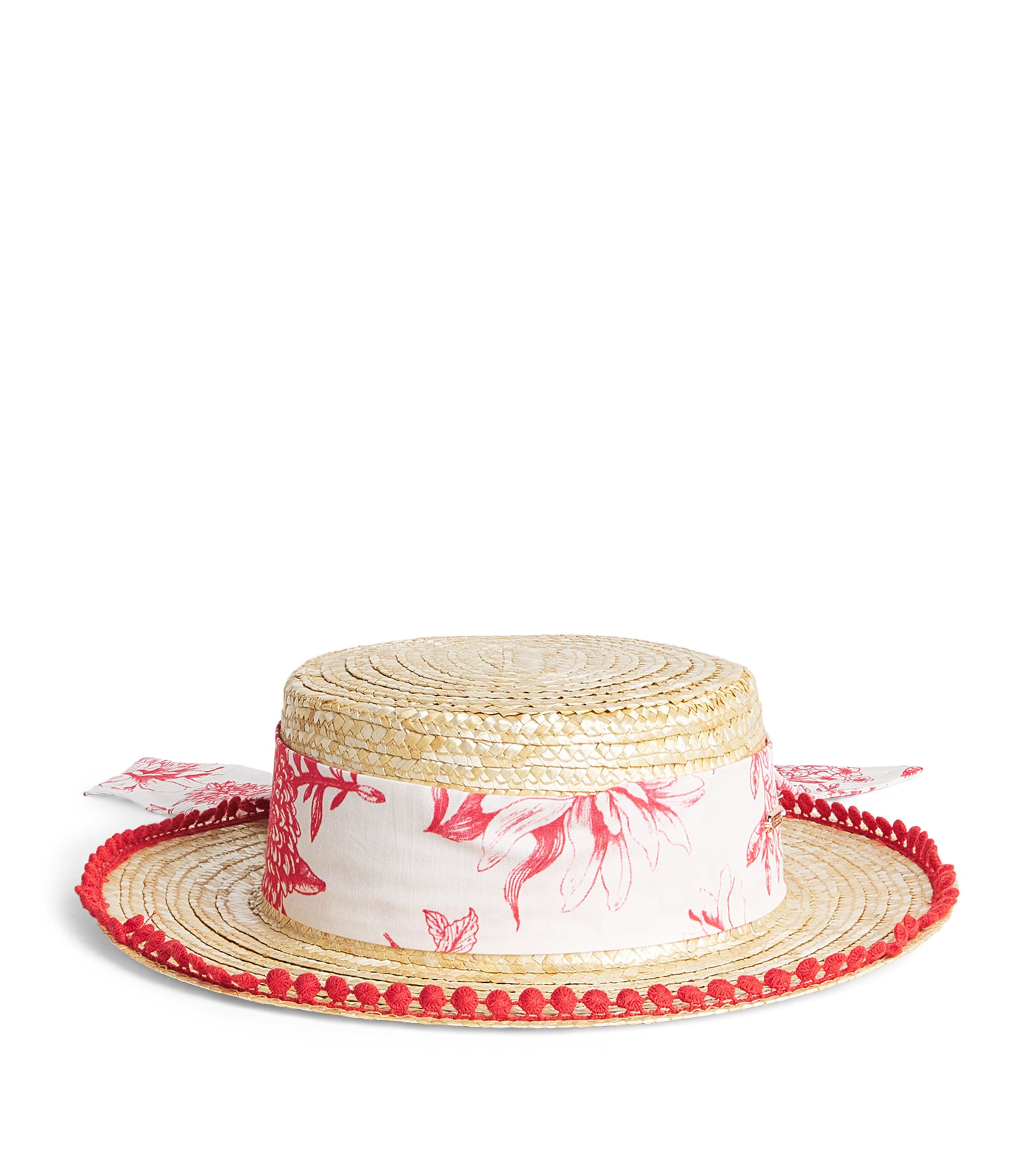 Wide-Brim Hat RED BLOSSOM S26-148 Image 1