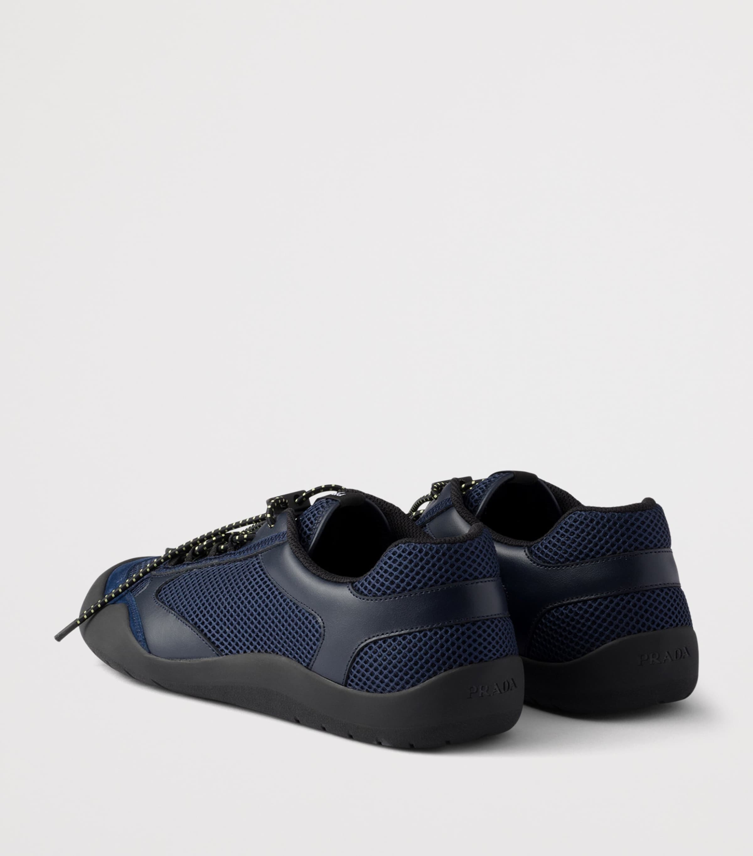 Leather-Mesh Speedrock Sneakers F0008 Image 4