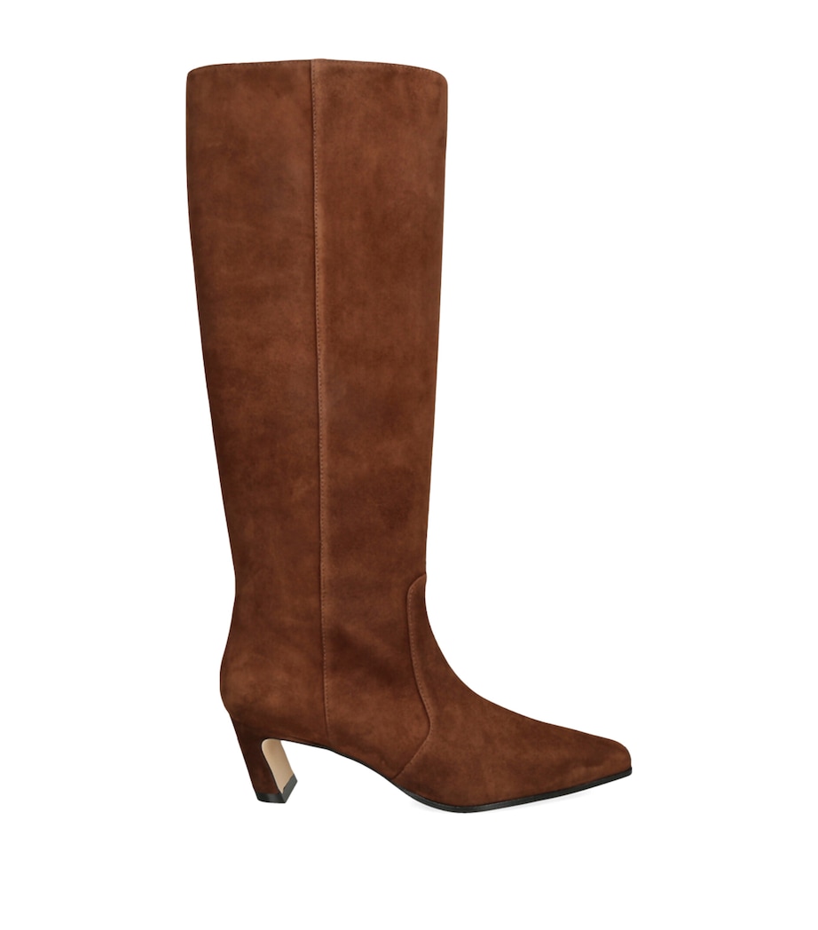 Suede Stassi Knee-High Boots 50 BROWN Image 1