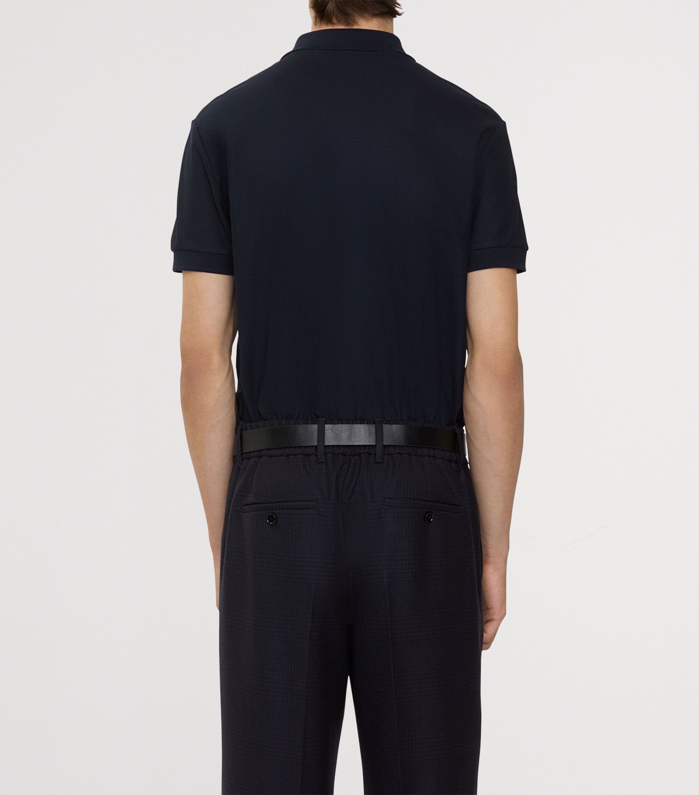 Cotton EKD Polo Shirt NAVY Image 3
