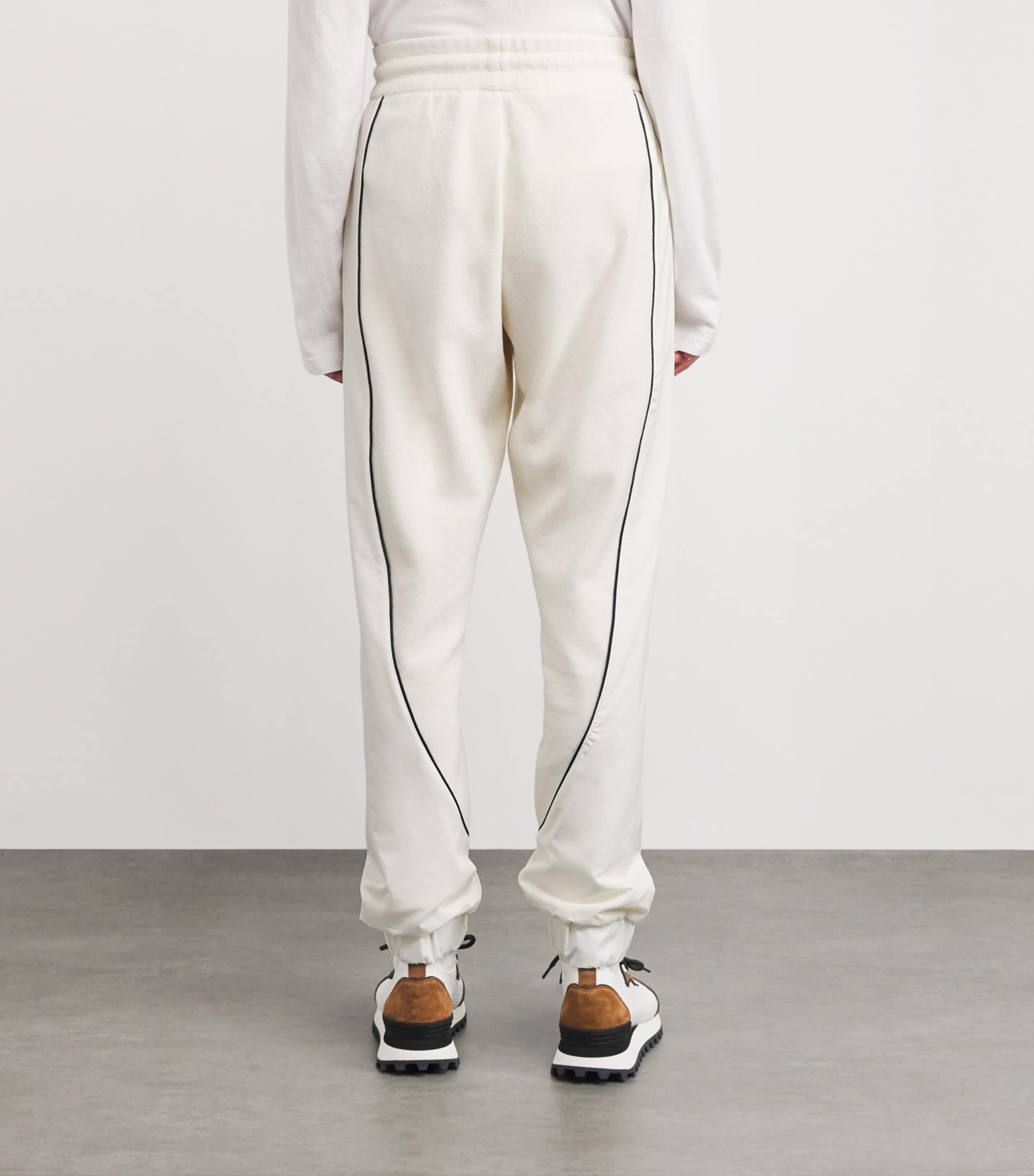 Cotton-Cashmere Trousers BIANCO Image 4