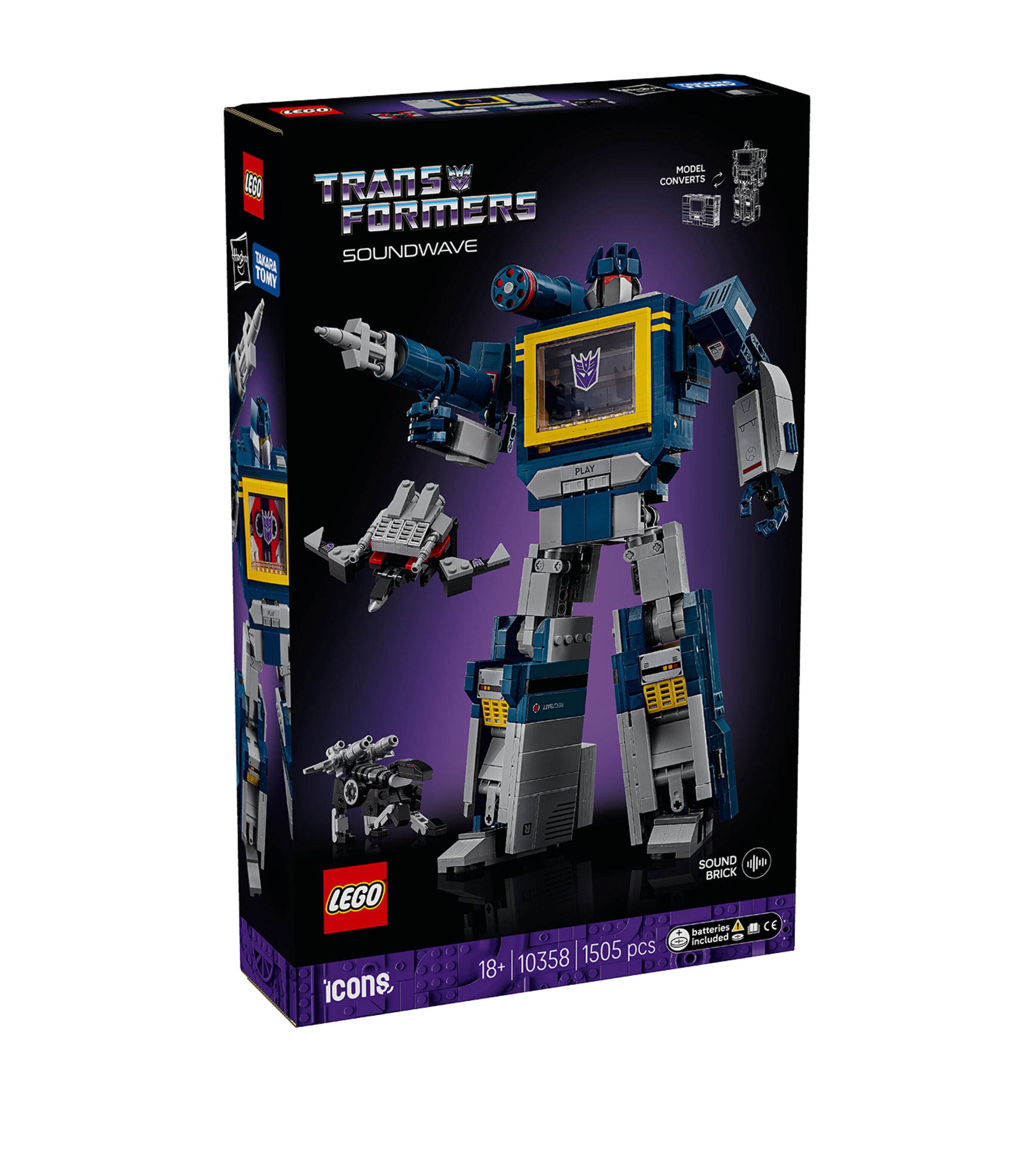 LEGO Icons Transformers: Soundwave 10358 MULTI Image 2