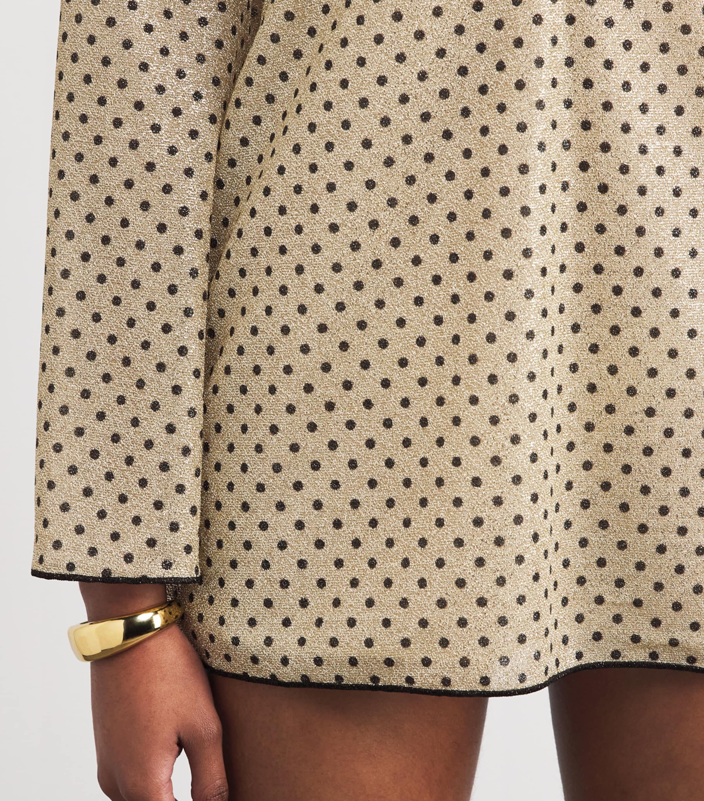 Rose Lumière Kaftan Mini Dress BLACK POIS Image 4