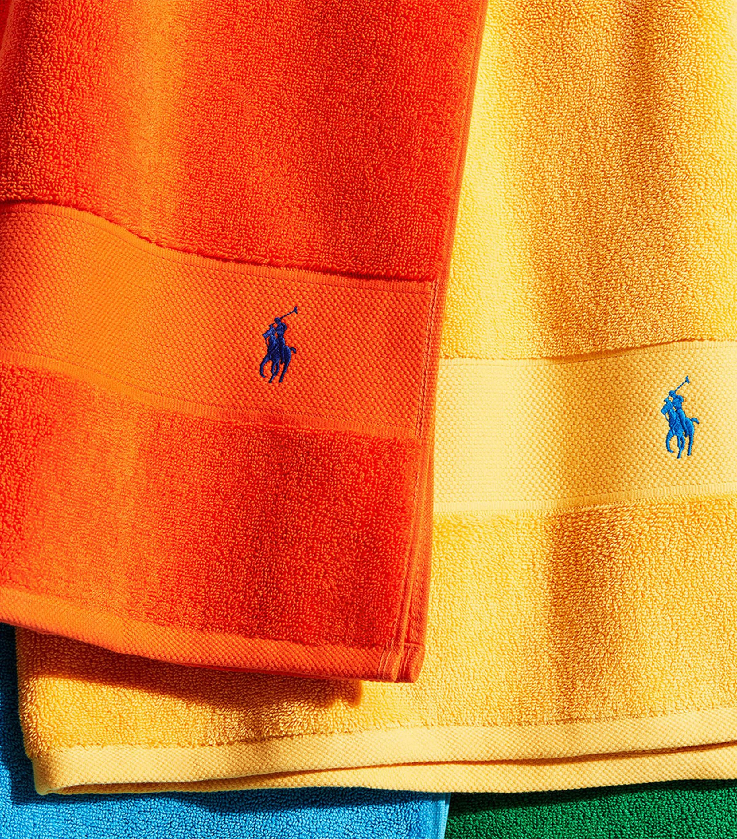 Polo Player Guest Towel (40cm x 75cm) YELLOW Image 5