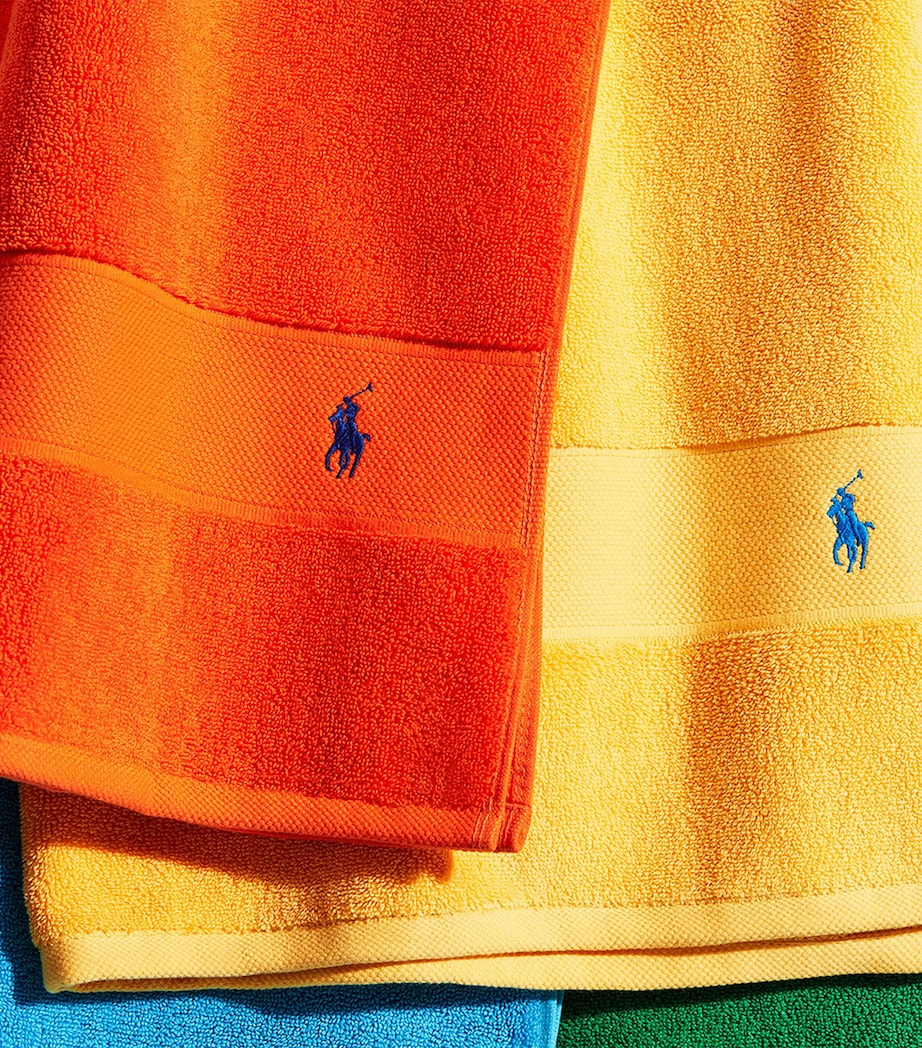 Polo Player Guest Towel (40cm x 75cm) YELLOW Image 5