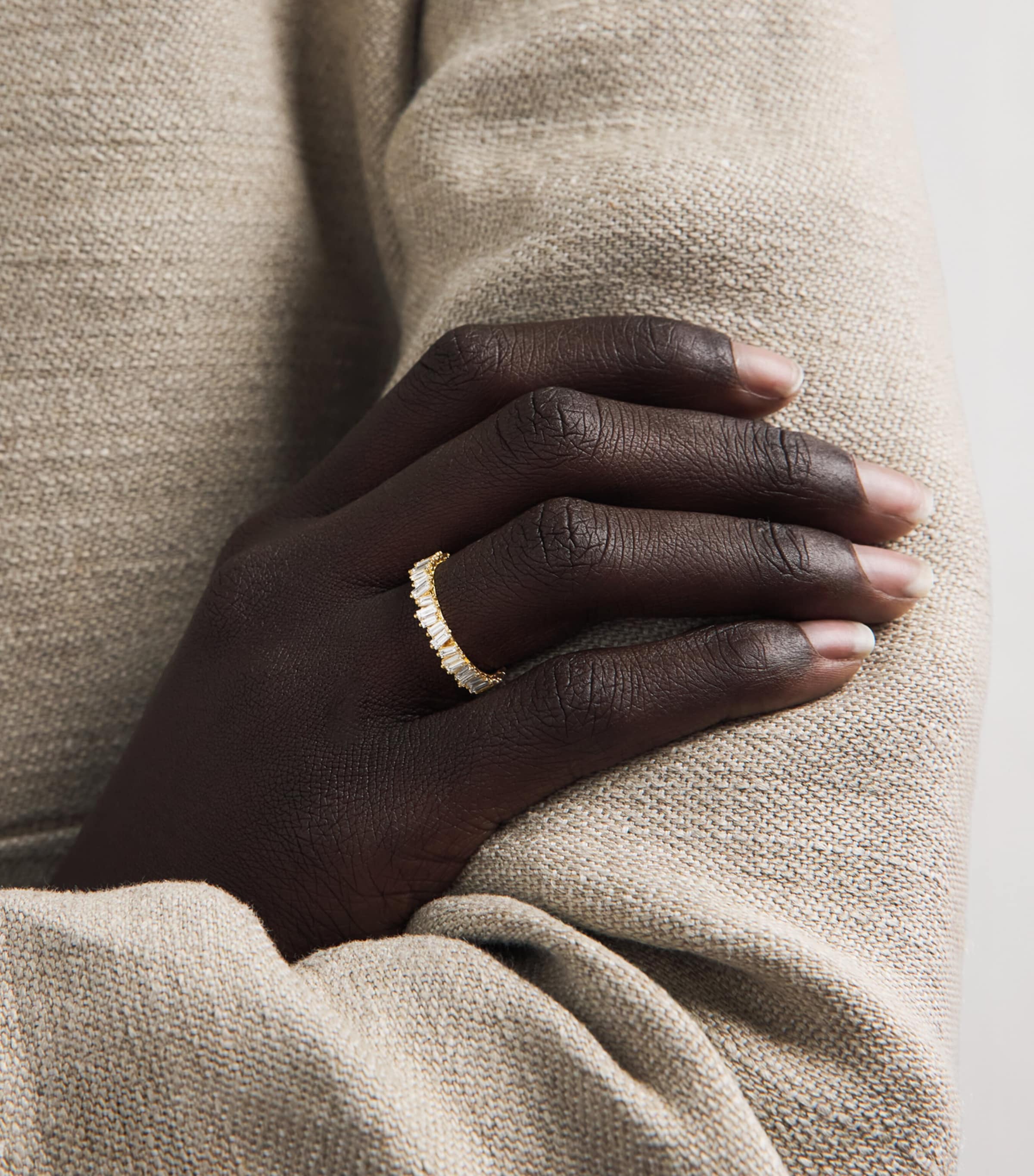 Suzanne Kalan Yellow Gold and Diamond Classic Eternity Ring Yg/wd Image 2