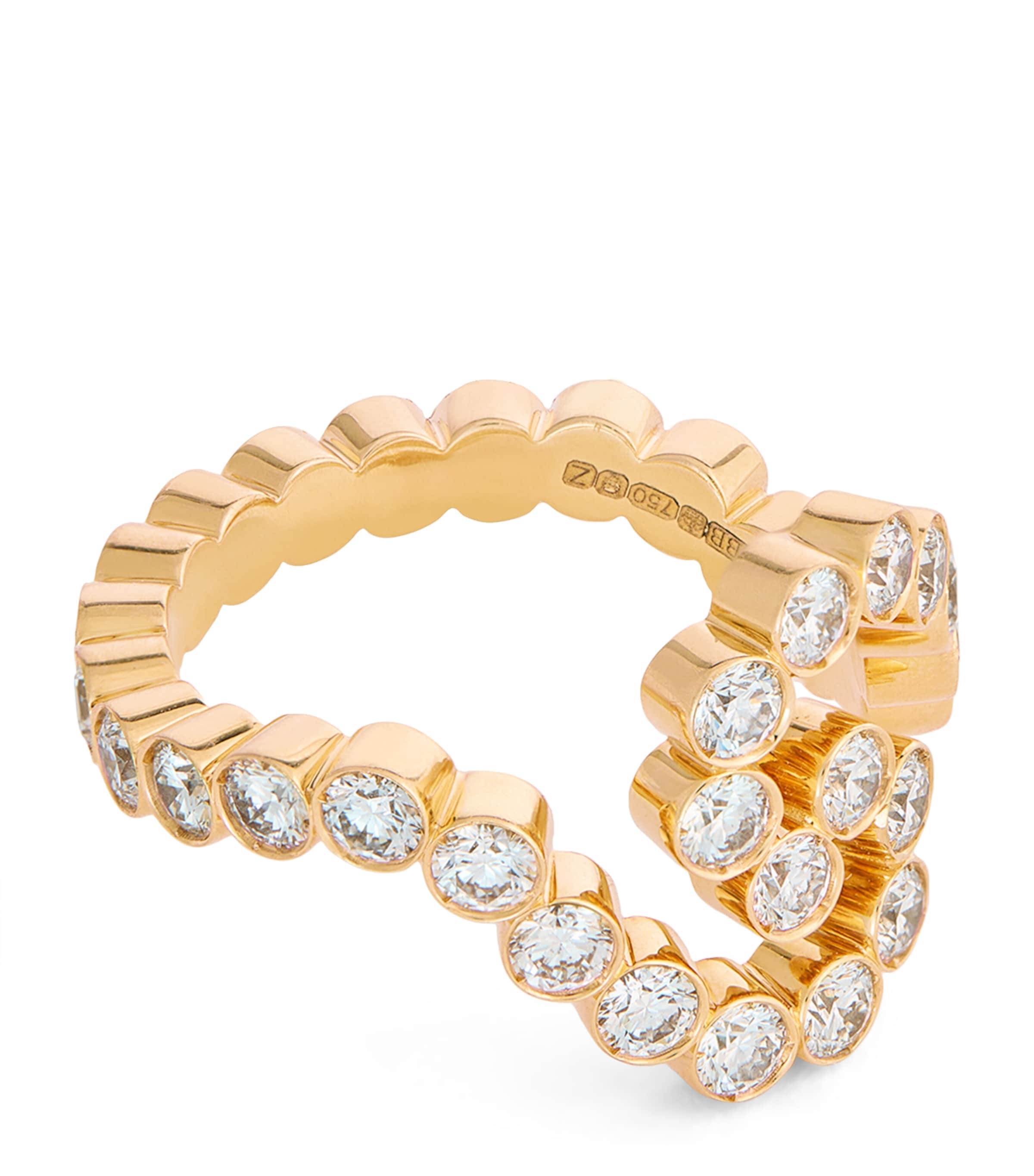 Sophie Bille Brahe Yellow Gold And Diamond Gaia Diamant Ring In Gold