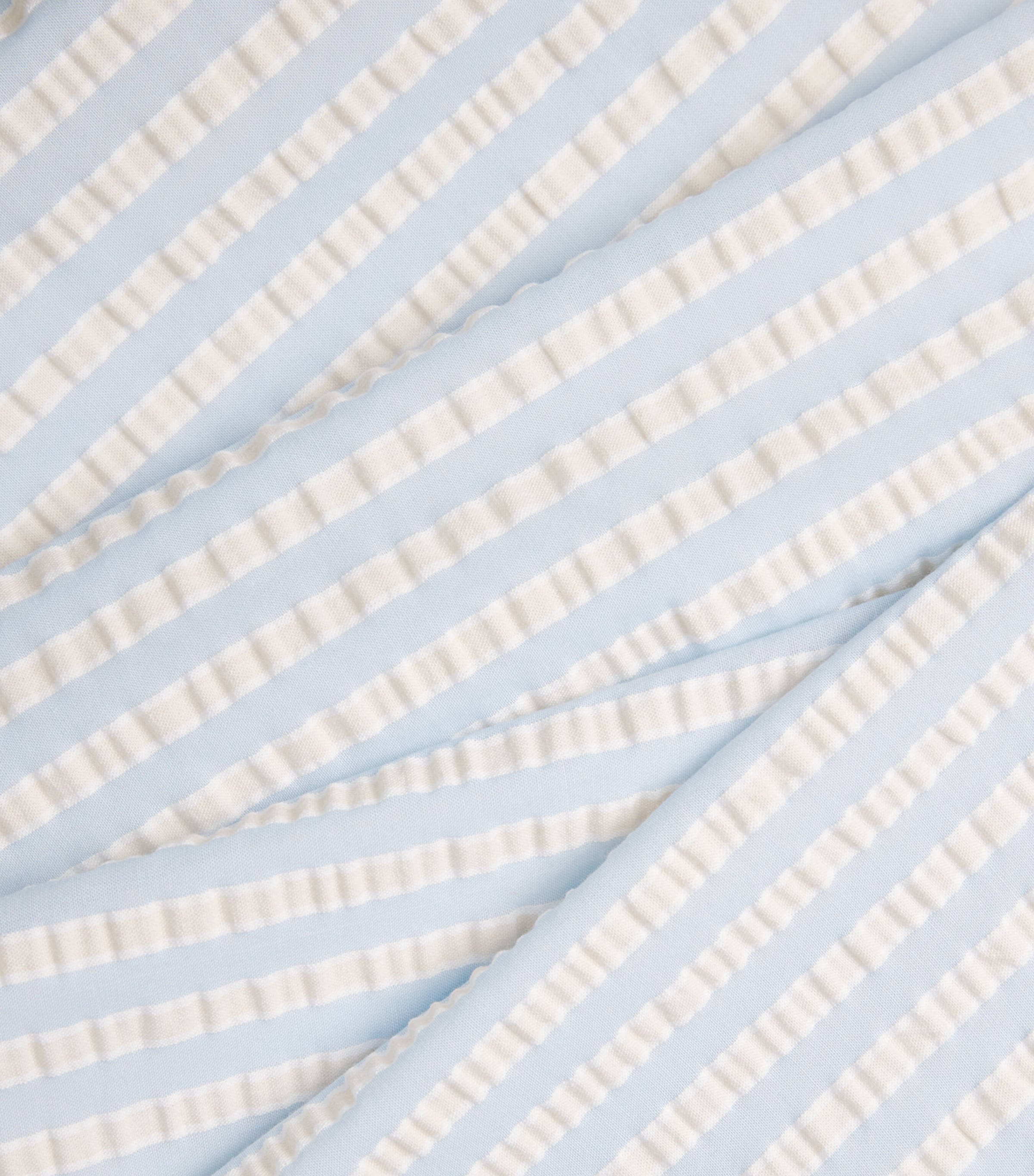 Stripe Monty Midi Wrap Skirt HYDRANGEA BLUE STP Image 5