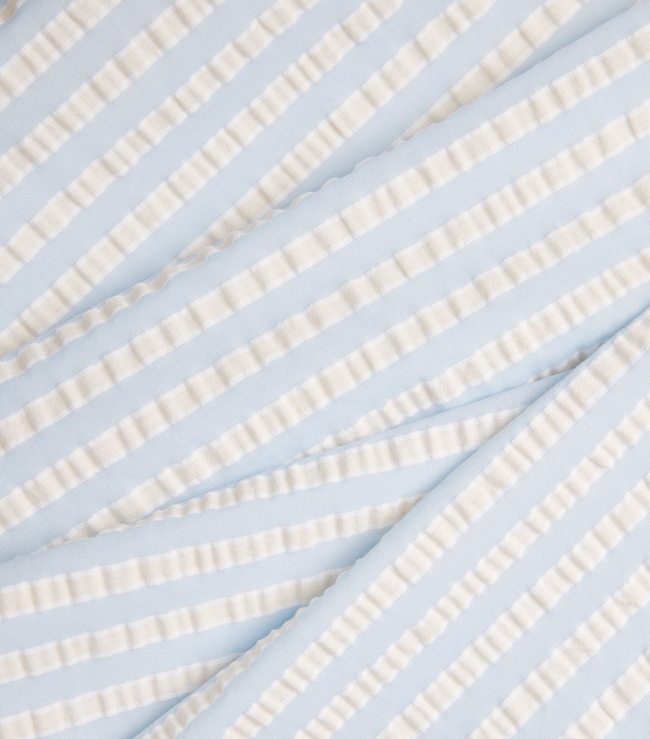 Stripe Monty Midi Wrap Skirt HYDRANGEA BLUE STP Image 5