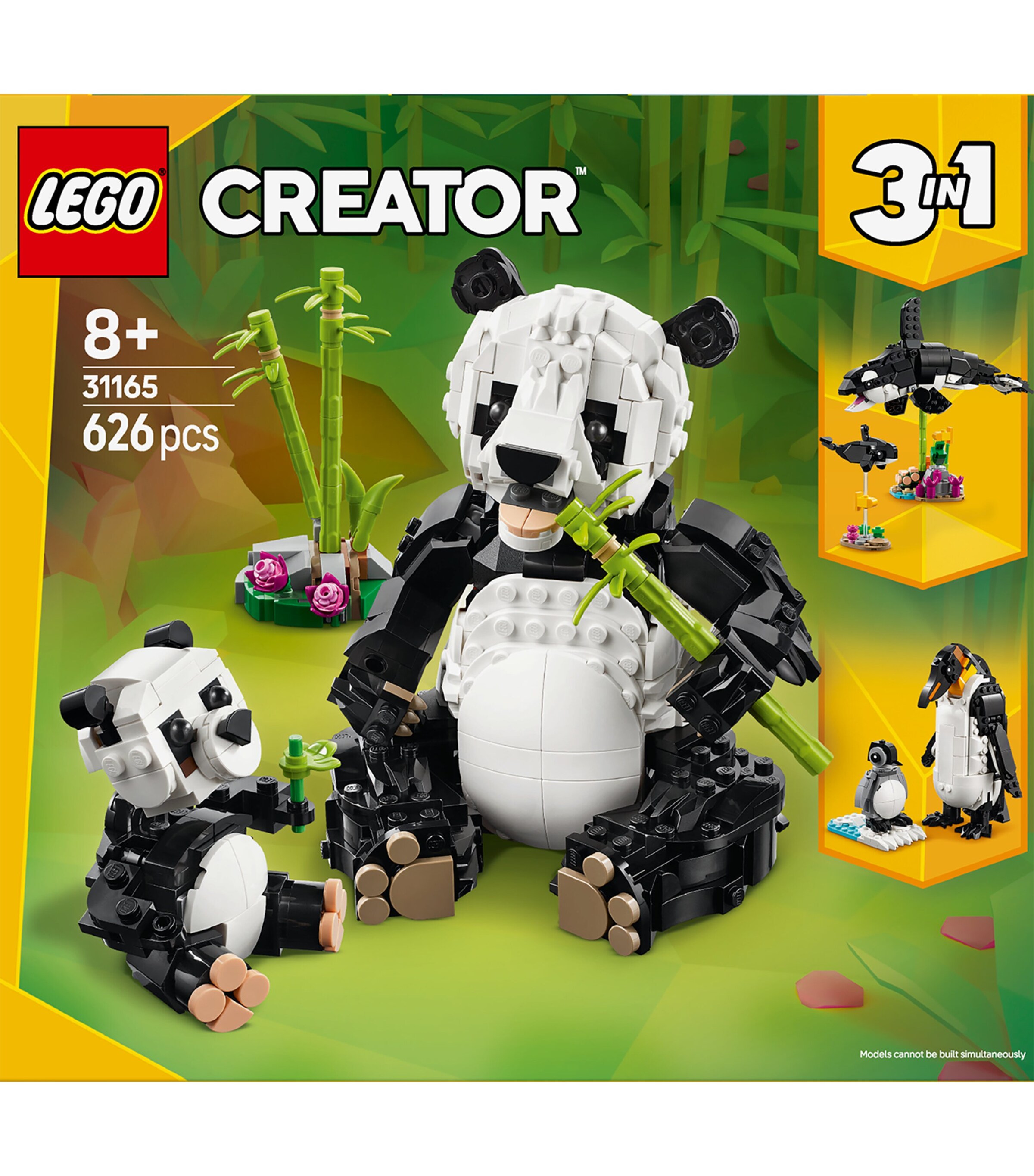 Lego Creator 3-in-1 Wild Animals: Panda Family 31165 | Harrods UK