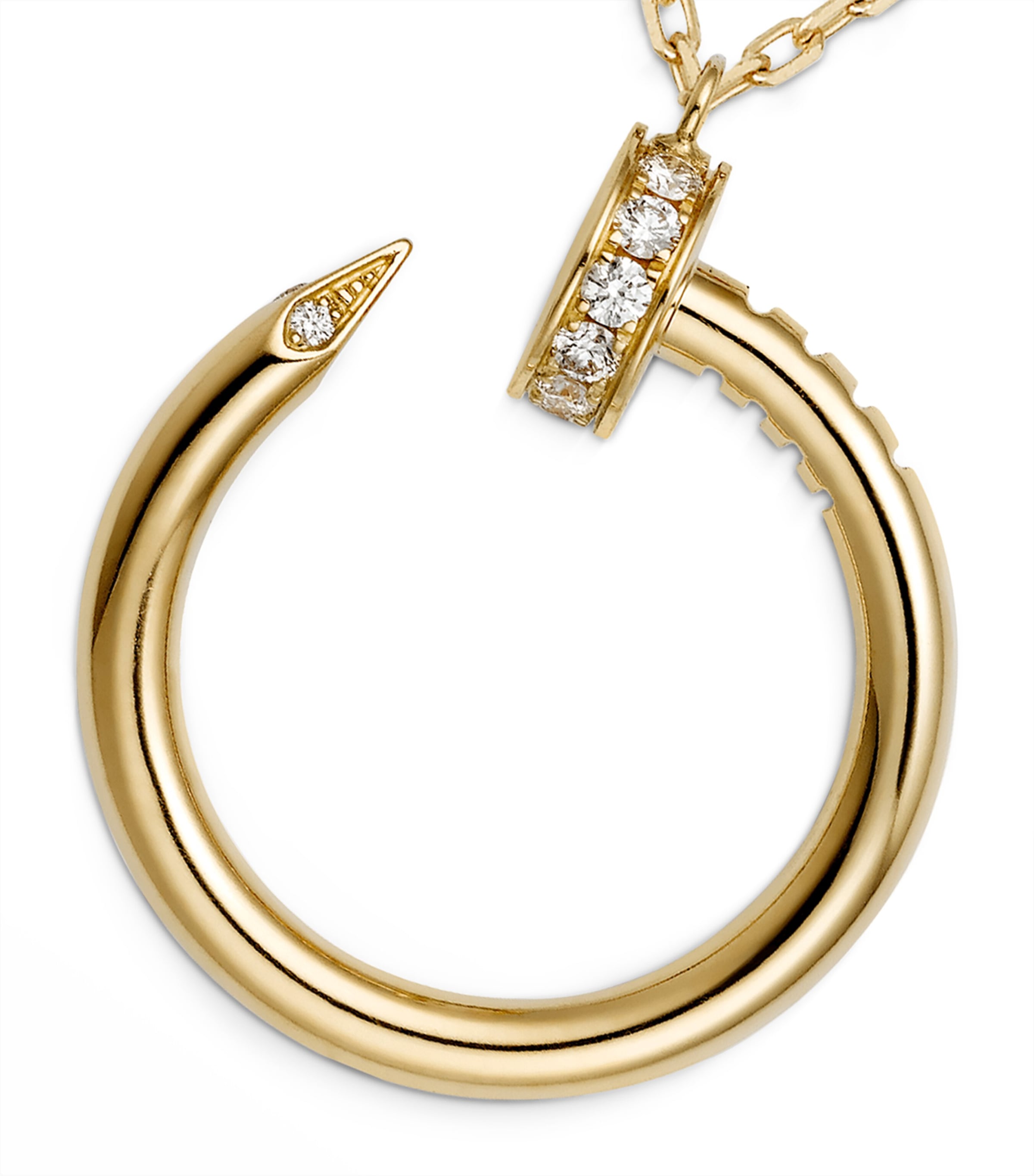 Yellow Gold and Diamond Juste un Clou Necklace YELLOW GOLD Image 8