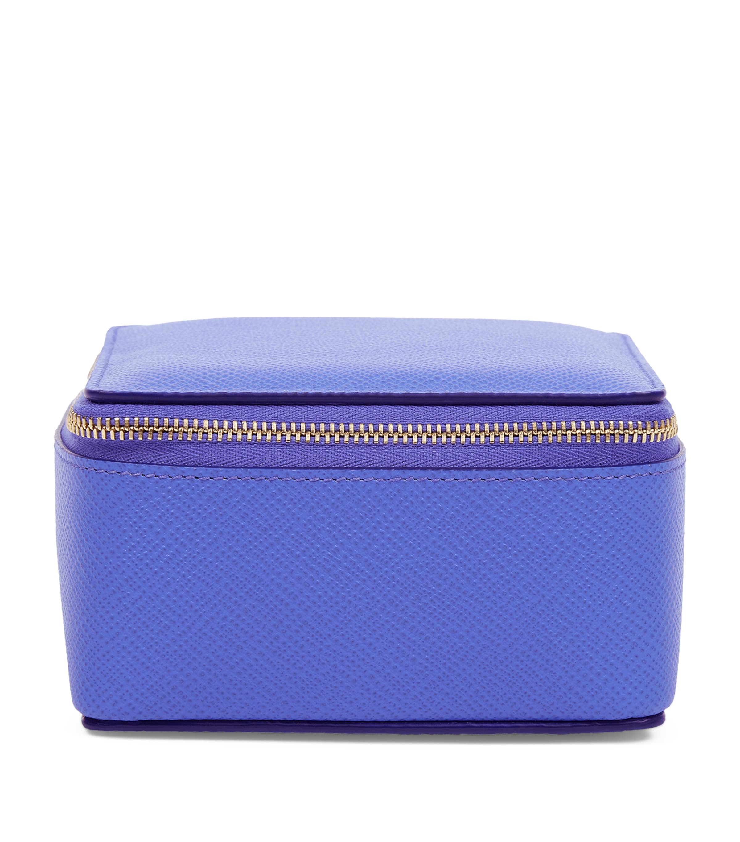 Smythson Large Calfskin Panama Trinket Case U Violet Image 1