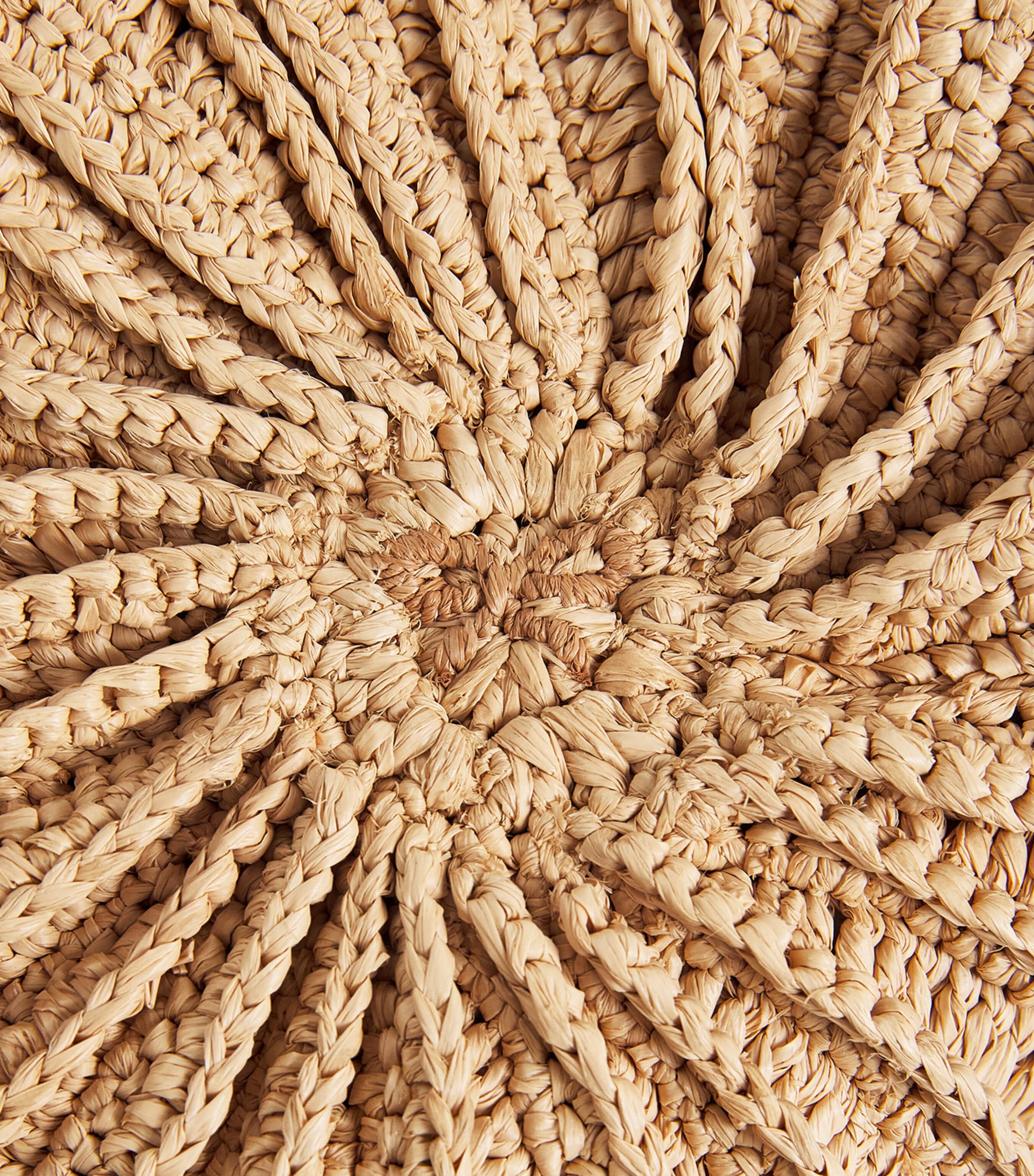 Anya Hindmarch Raffia Hermit Crab Cross-Body Bag Natural Raffia Image 6