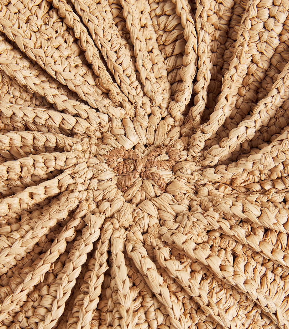 Anya Hindmarch Raffia Hermit Crab Cross-Body Bag Natural Raffia Image 6