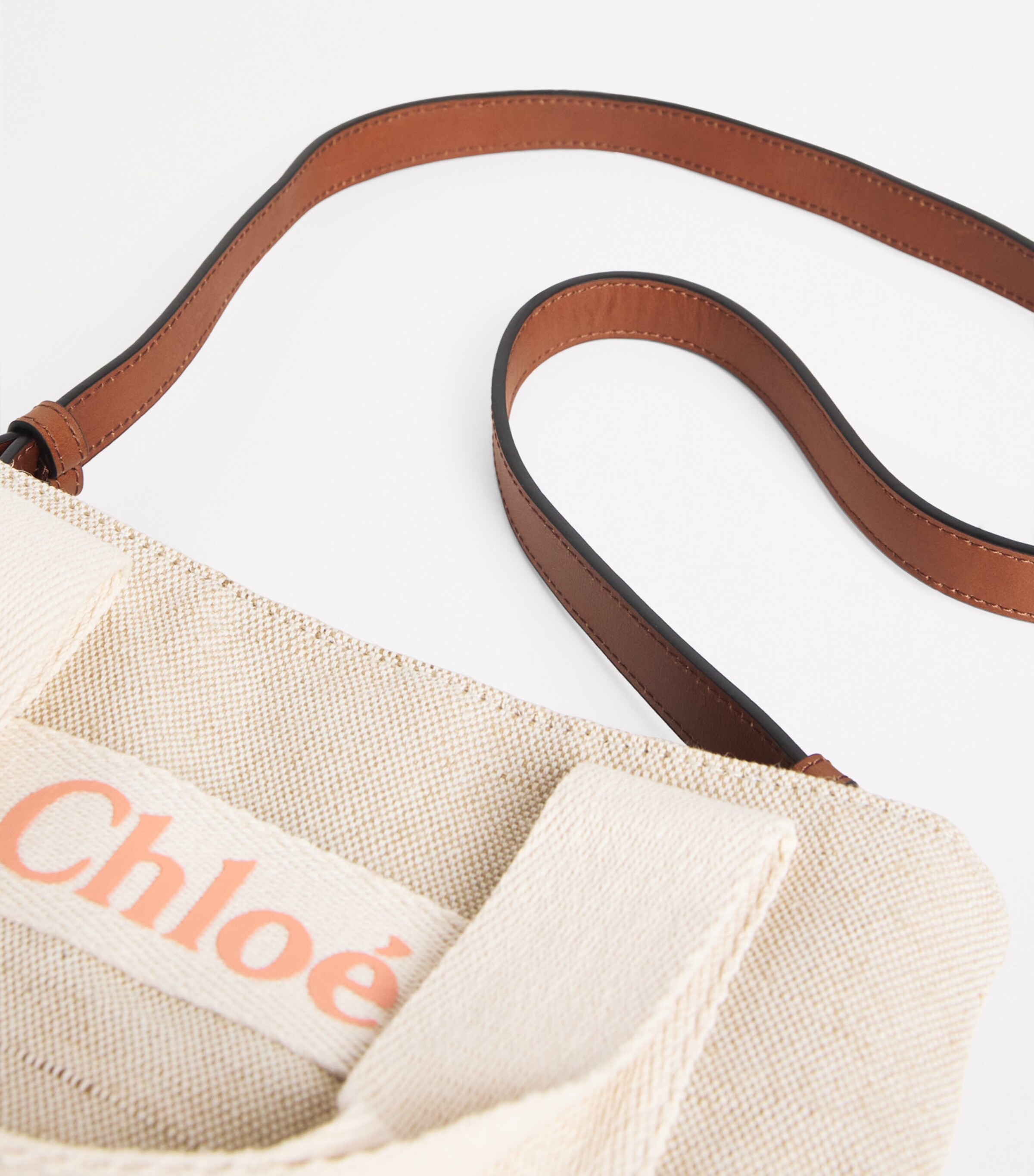 Chloé Kids Canvas Logo Shoulder Bag Unique Image 3