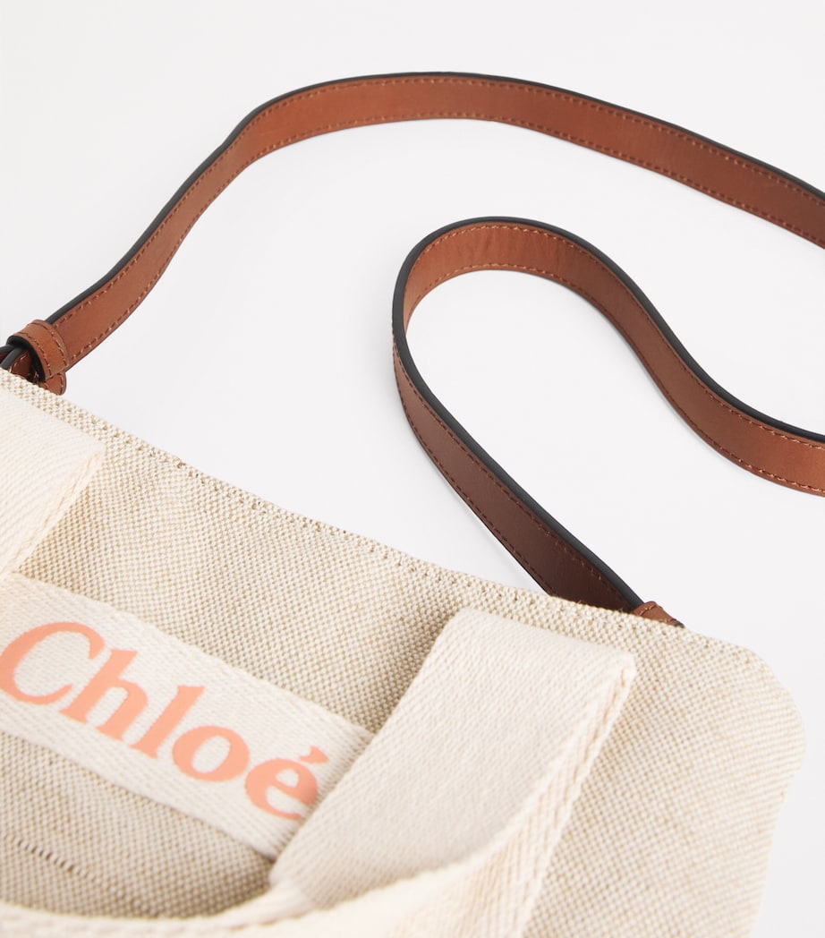 Chloé Kids Canvas Logo Shoulder Bag Unique Image 3