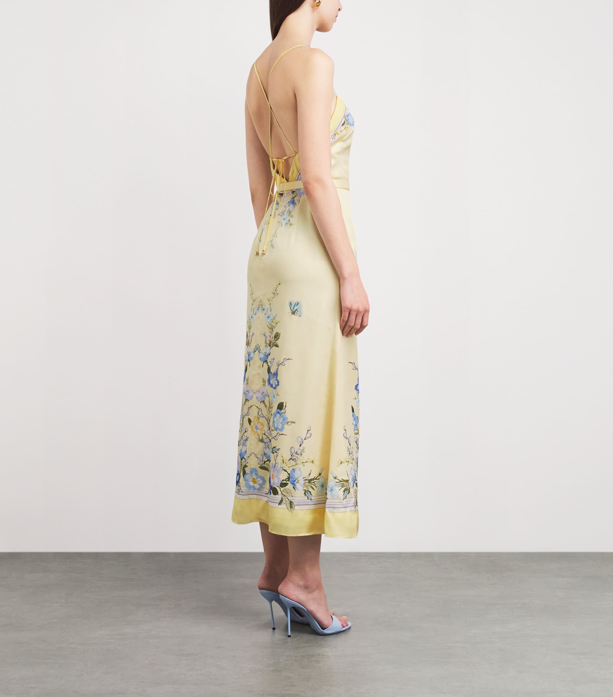 a la mode black midi dress Alison