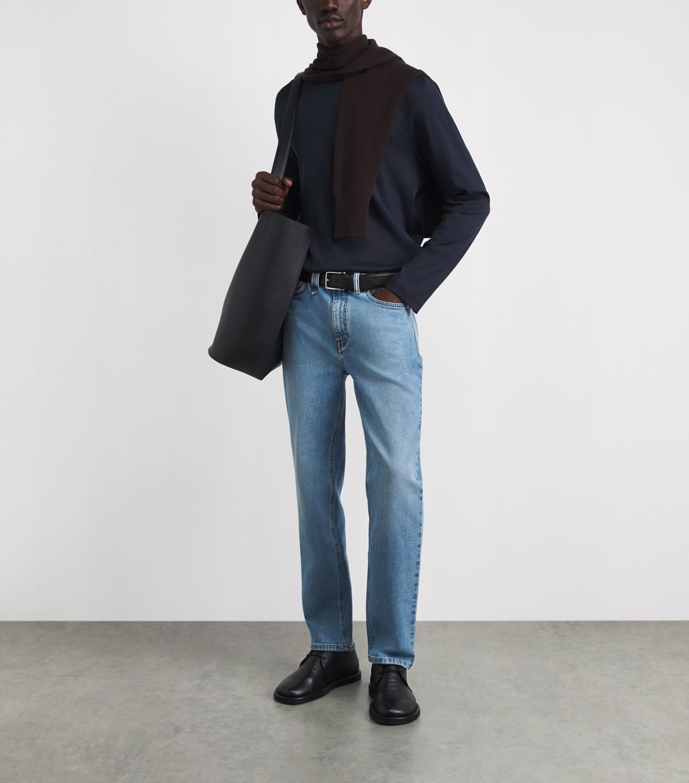 Brioni Mens Merano Straight Jeans Image 2
