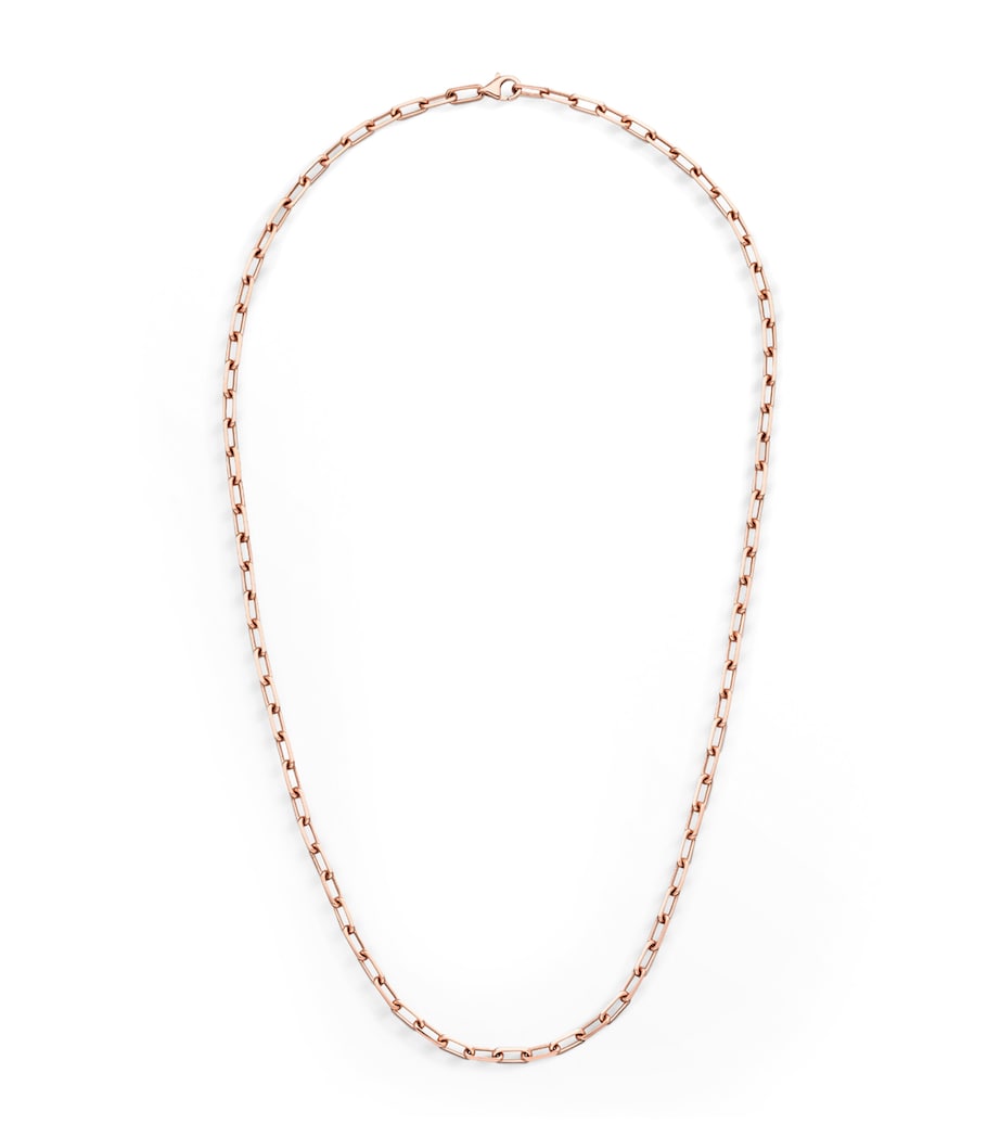 Medium Rose Gold Santos de Cartier Chain Necklace ROSE GOLD Image 1