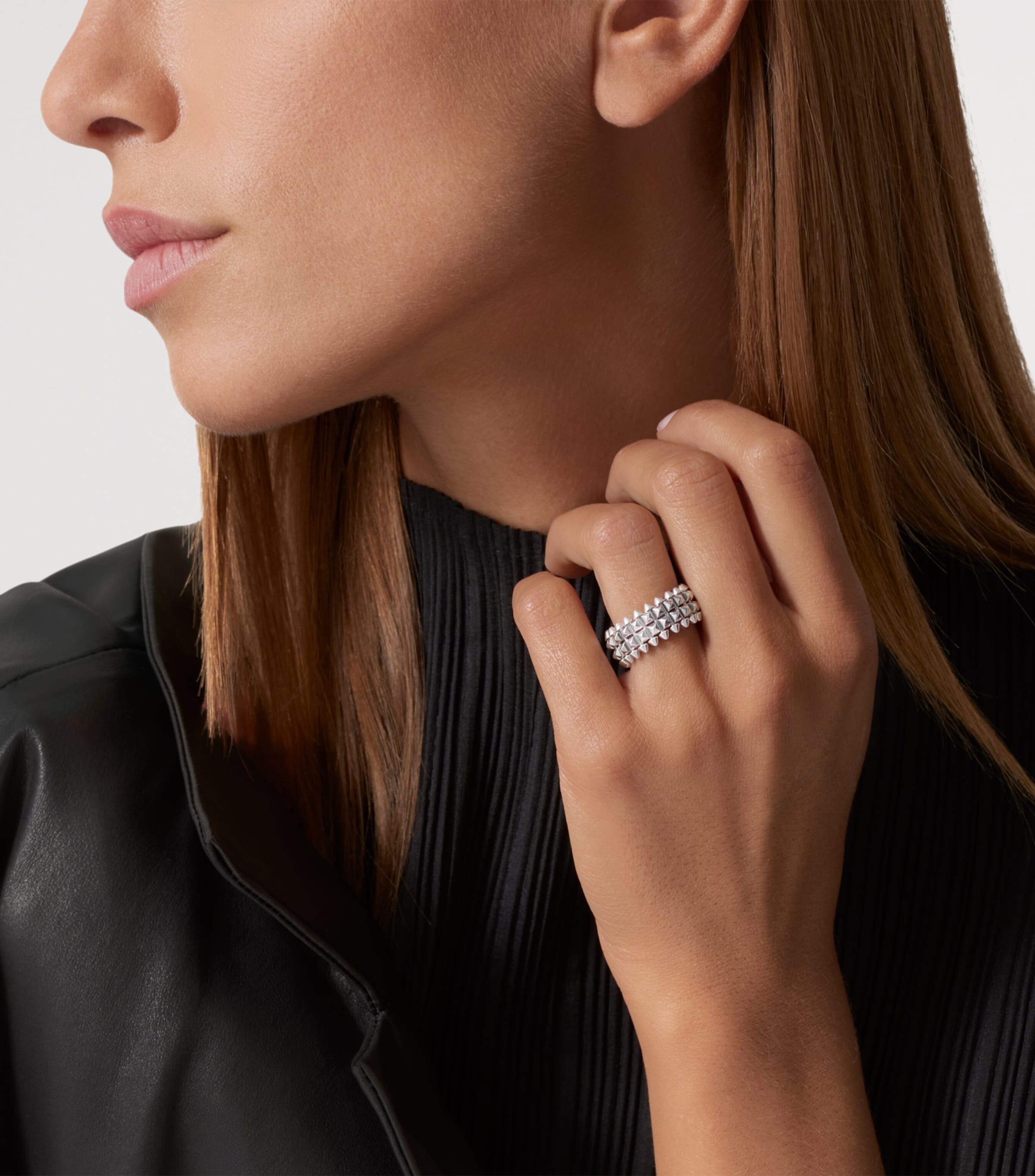 Cartier White Gold Double Clash de Cartier Ring White Gold Image 2