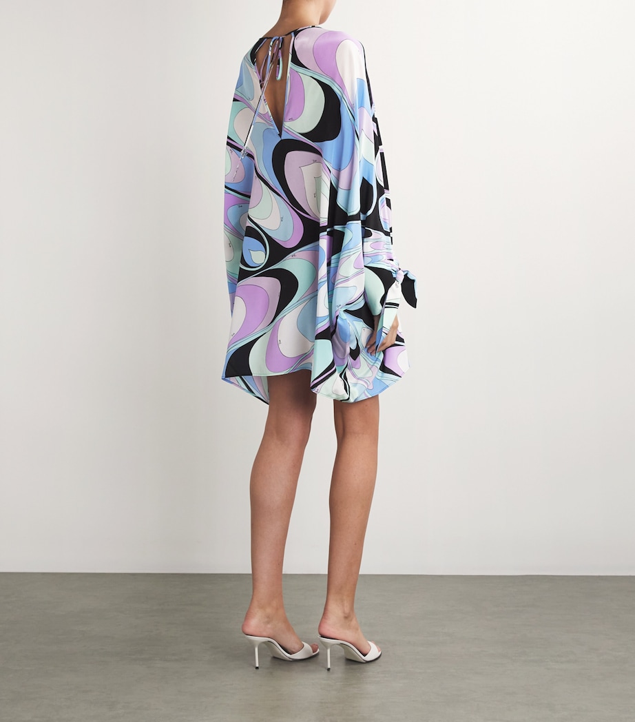 pucci purple dress Cutout crepe halterneck gown - purple