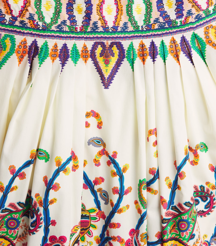 Cotton Paisley Midi Skirt X0800 Image 5