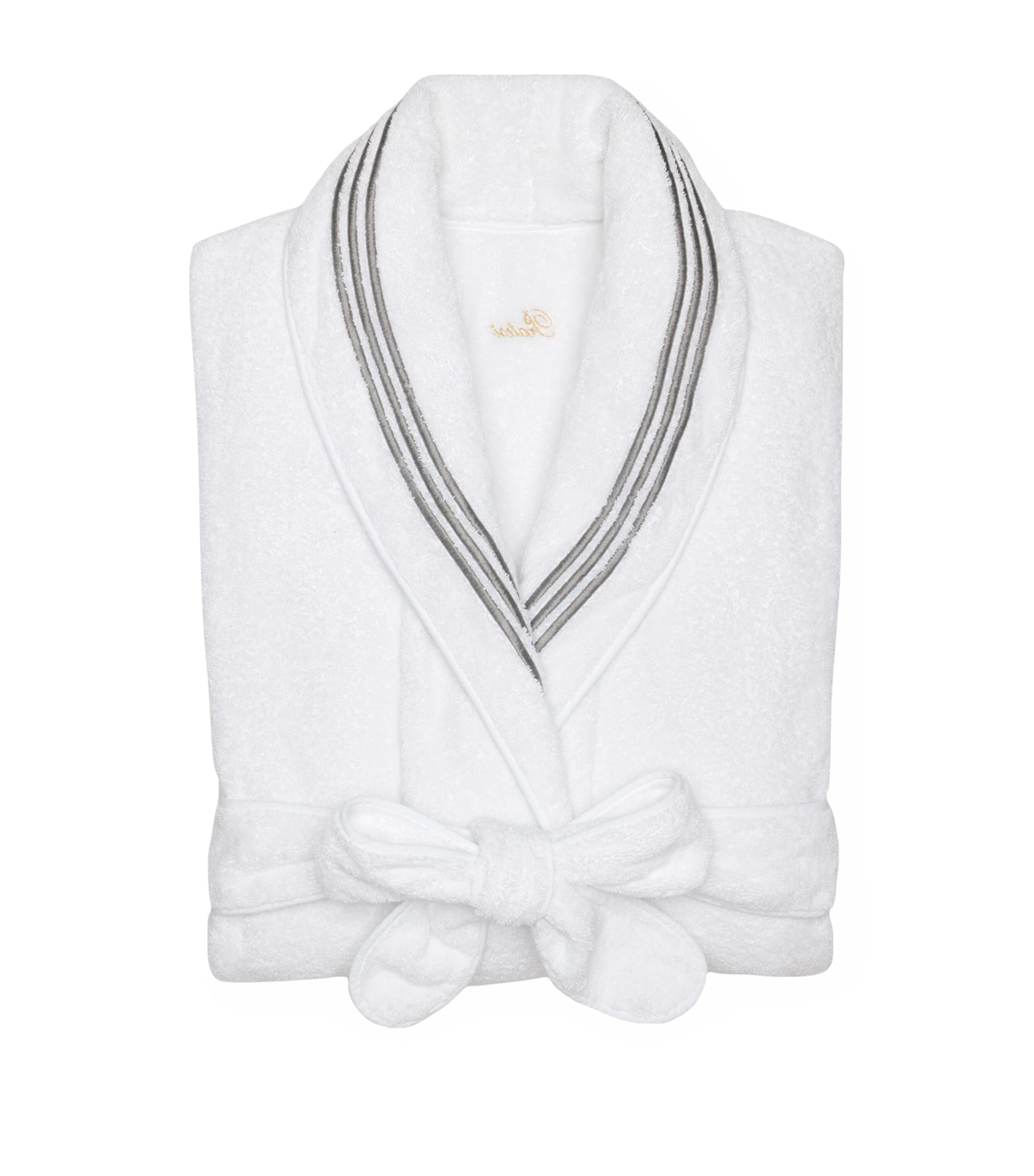 Tre Righe Robe (Large) WHT/CHARCOAL Image 2