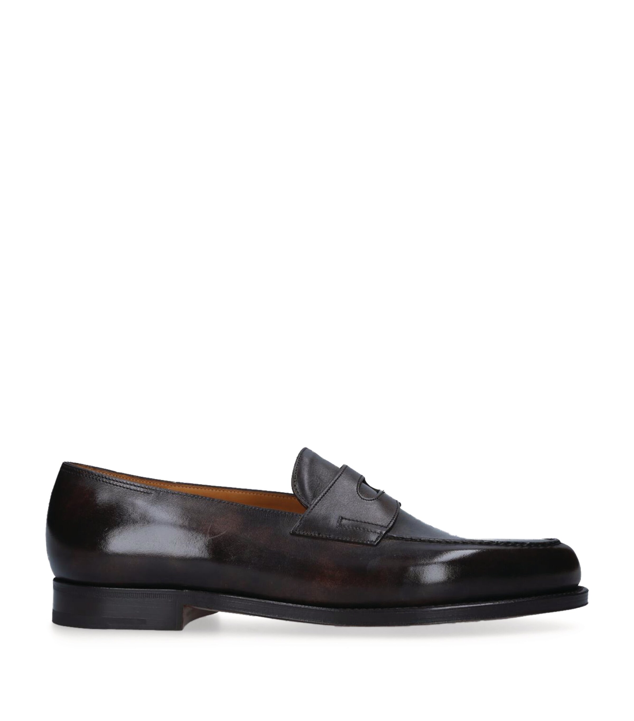 Leather Lopez Loafers DARK BROWN Image 3