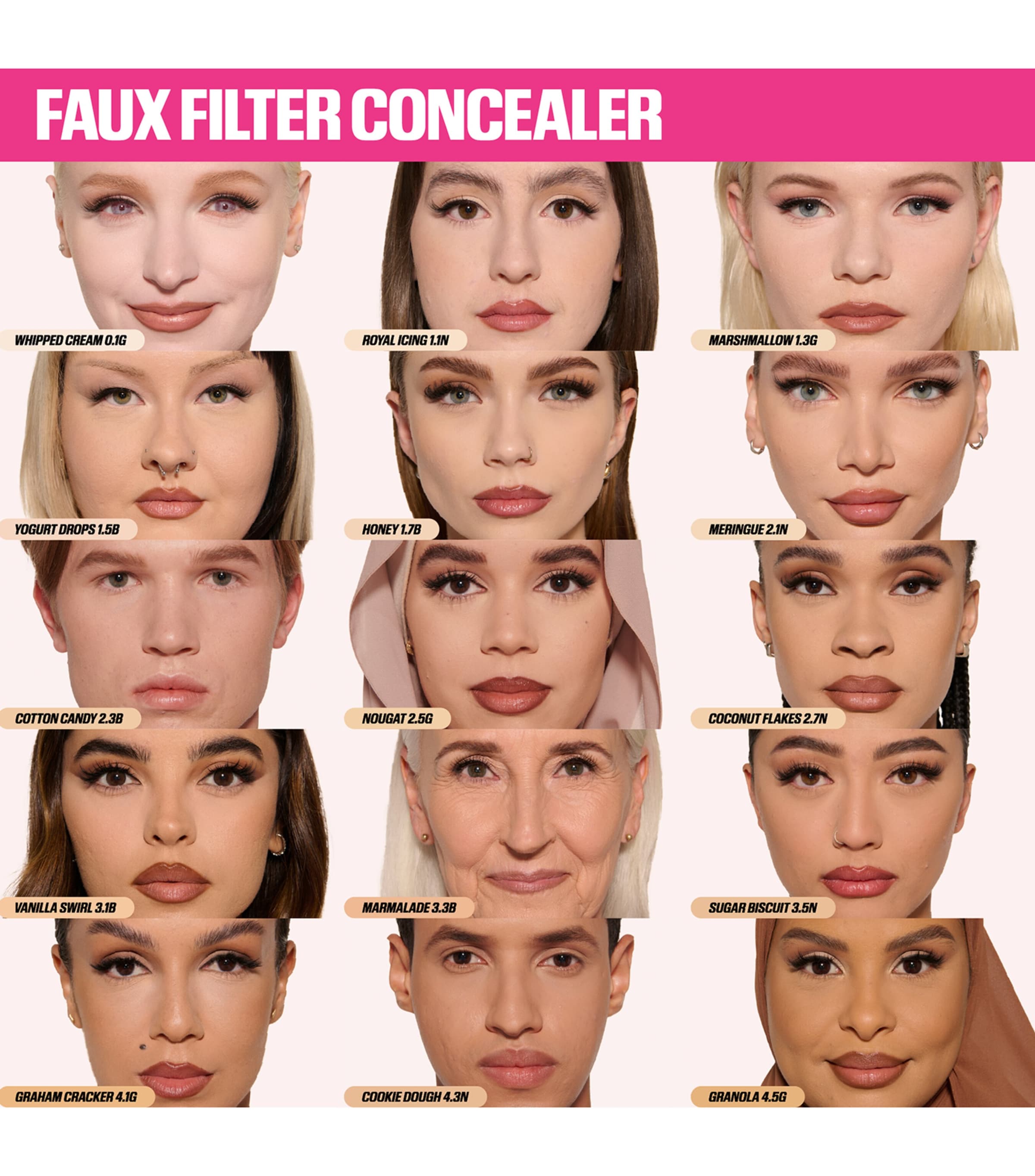 #FauxFilter Luminous Matte Liquid Concealer 6.5 BRITTLE Image 3