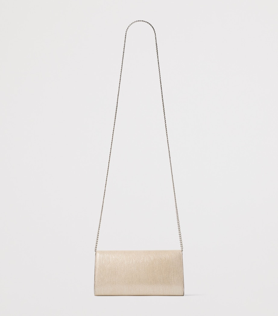 Bing Leather Wallet on Chain SOFT GOLD/SILVER Image 3