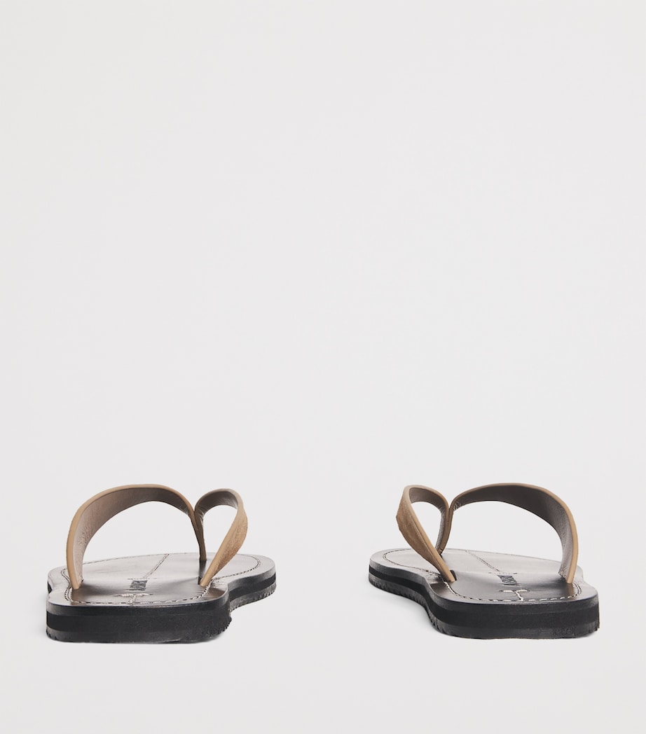 Suede Flora Flip Flops CARIBOU SUEDE Image 4