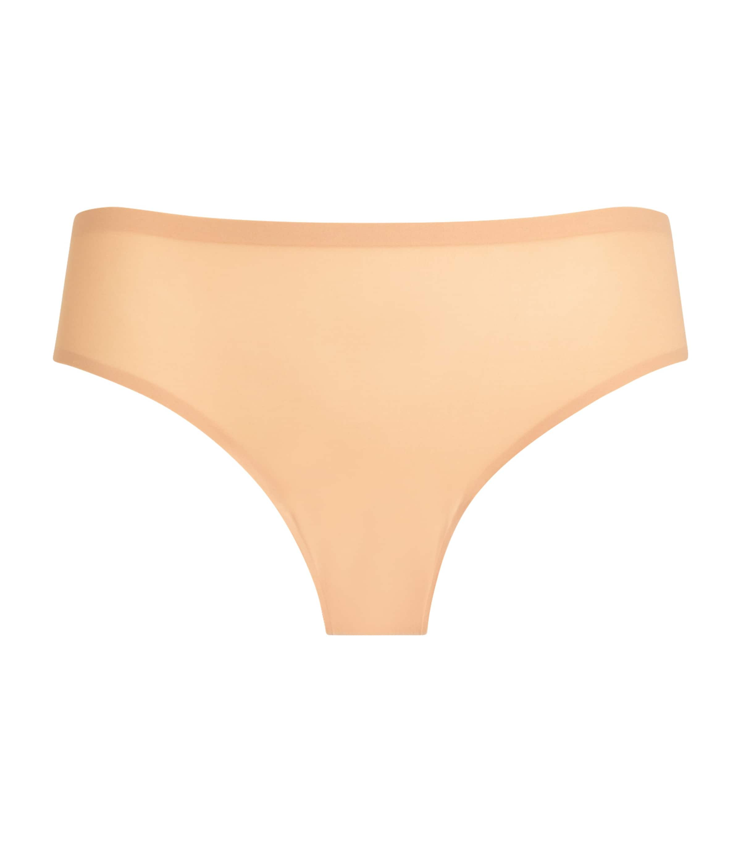 Shop Chantelle Seamless Thong In Beige