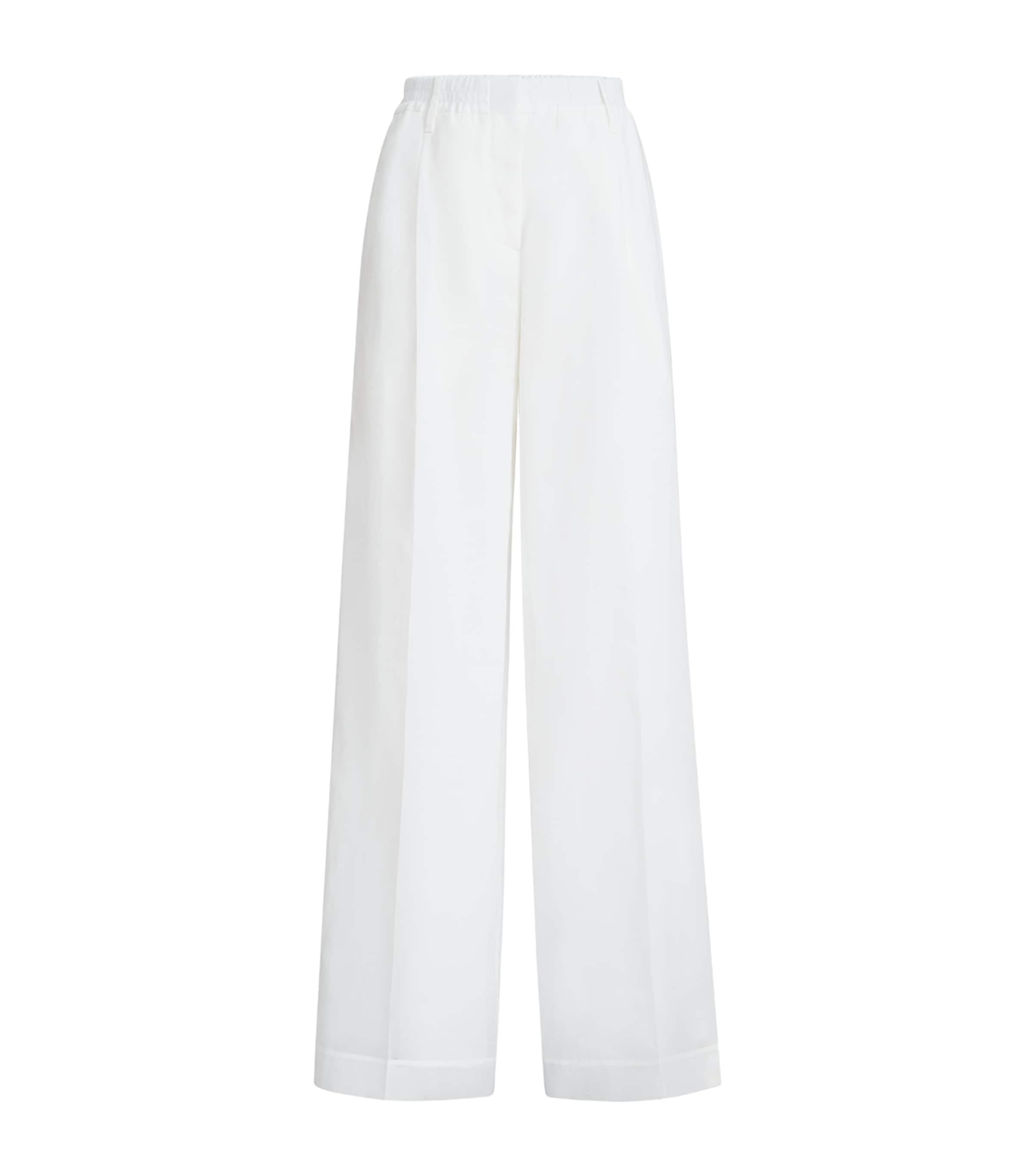 Brunello Cucinelli Womens Cotton Organza Trousers Image 1