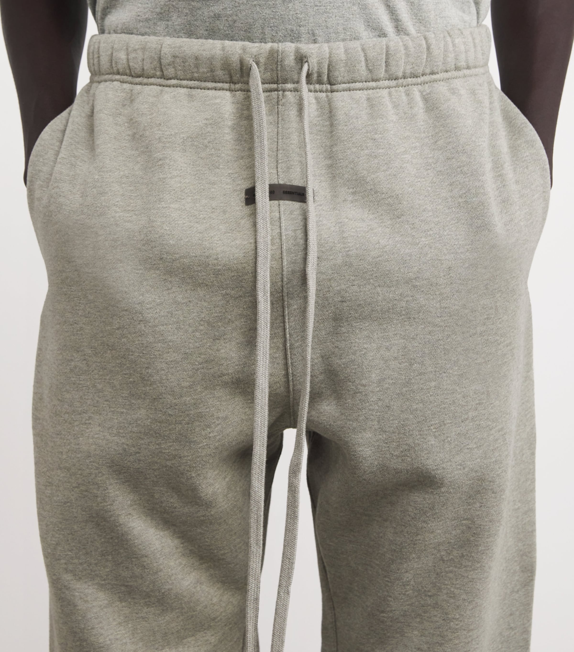 FEAR OF GOD ESSENTIALS Mens Cotton-Blend Vintage Sweatpants Concrete Heather Image 6