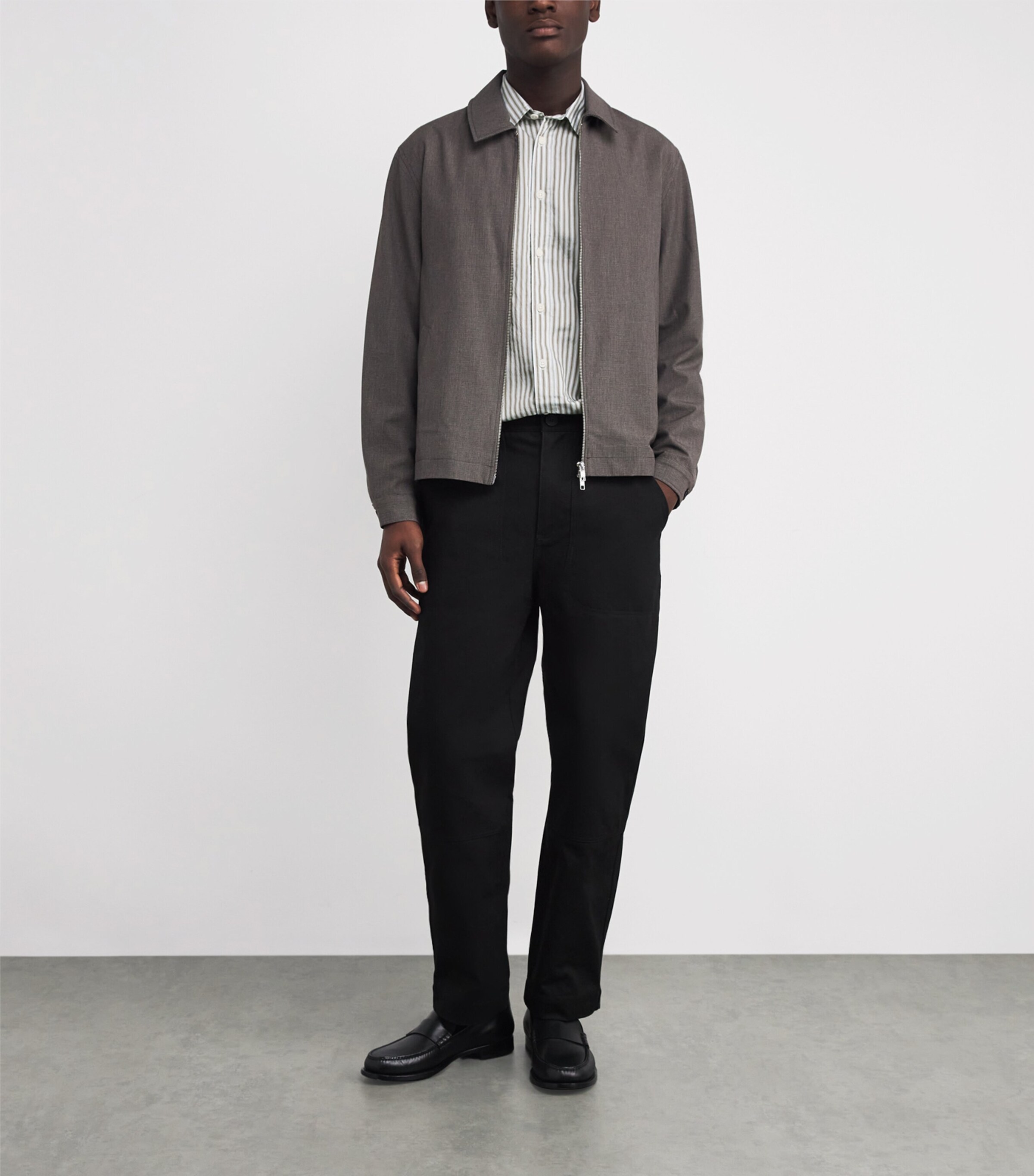 Stripe Shelly Shirt SAGE Image 2