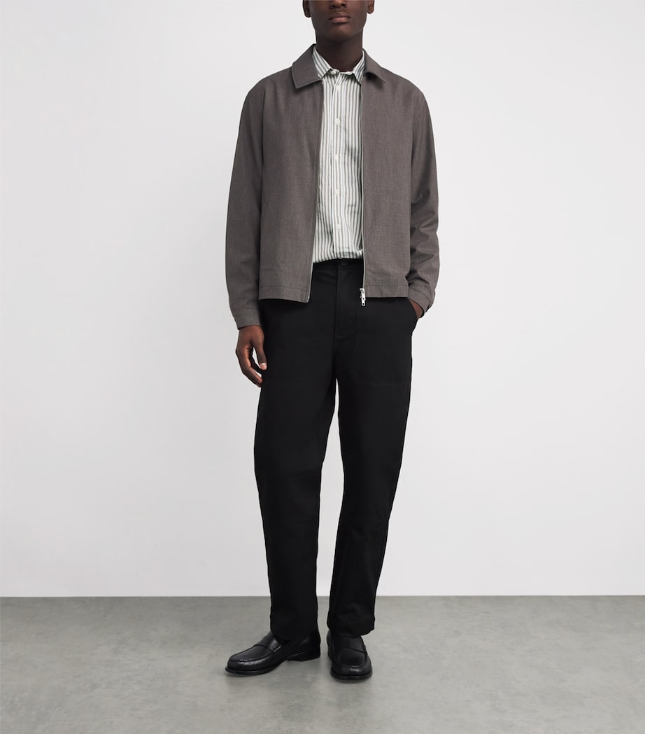 Stripe Shelly Shirt SAGE Image 2