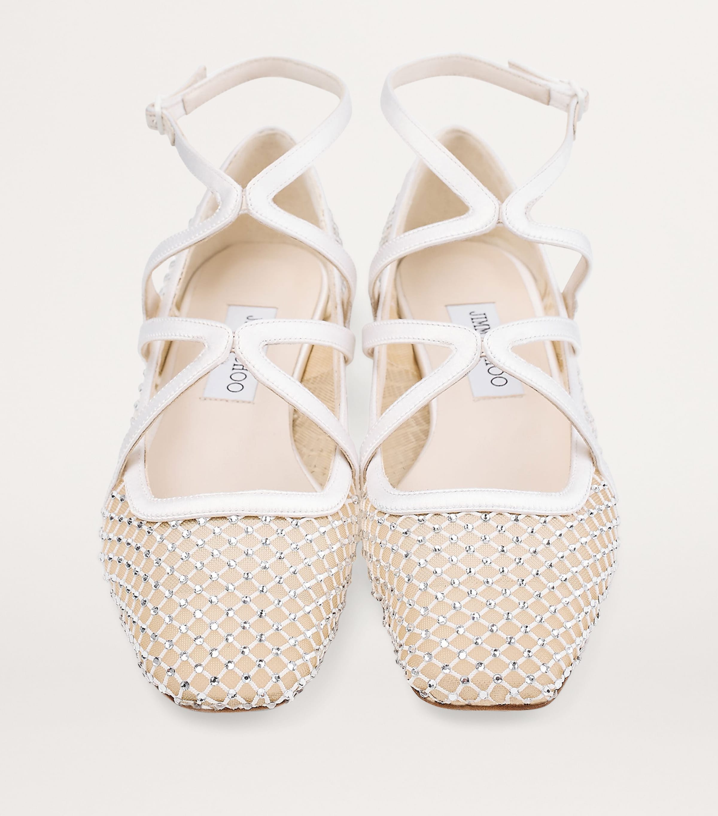 【送料&関税込】Jimmy Choo Embellished Mesh Astoria Ballerin Jimmy Choo Astoria Mesh Embellished Ballet Flats | Harrods US